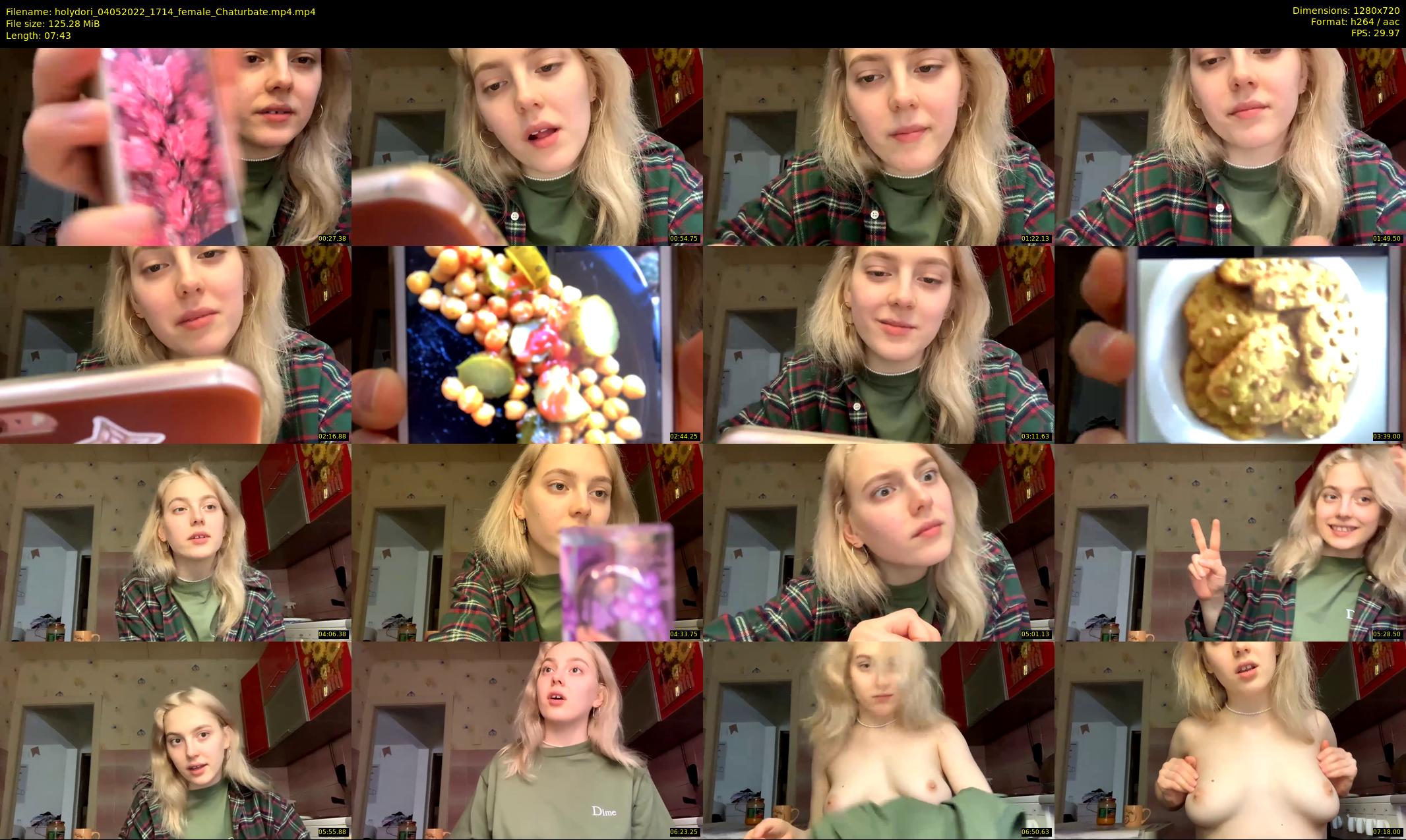 holydori — 8 minute Chaturbate female cam show recording, 720p, May 4, 2022