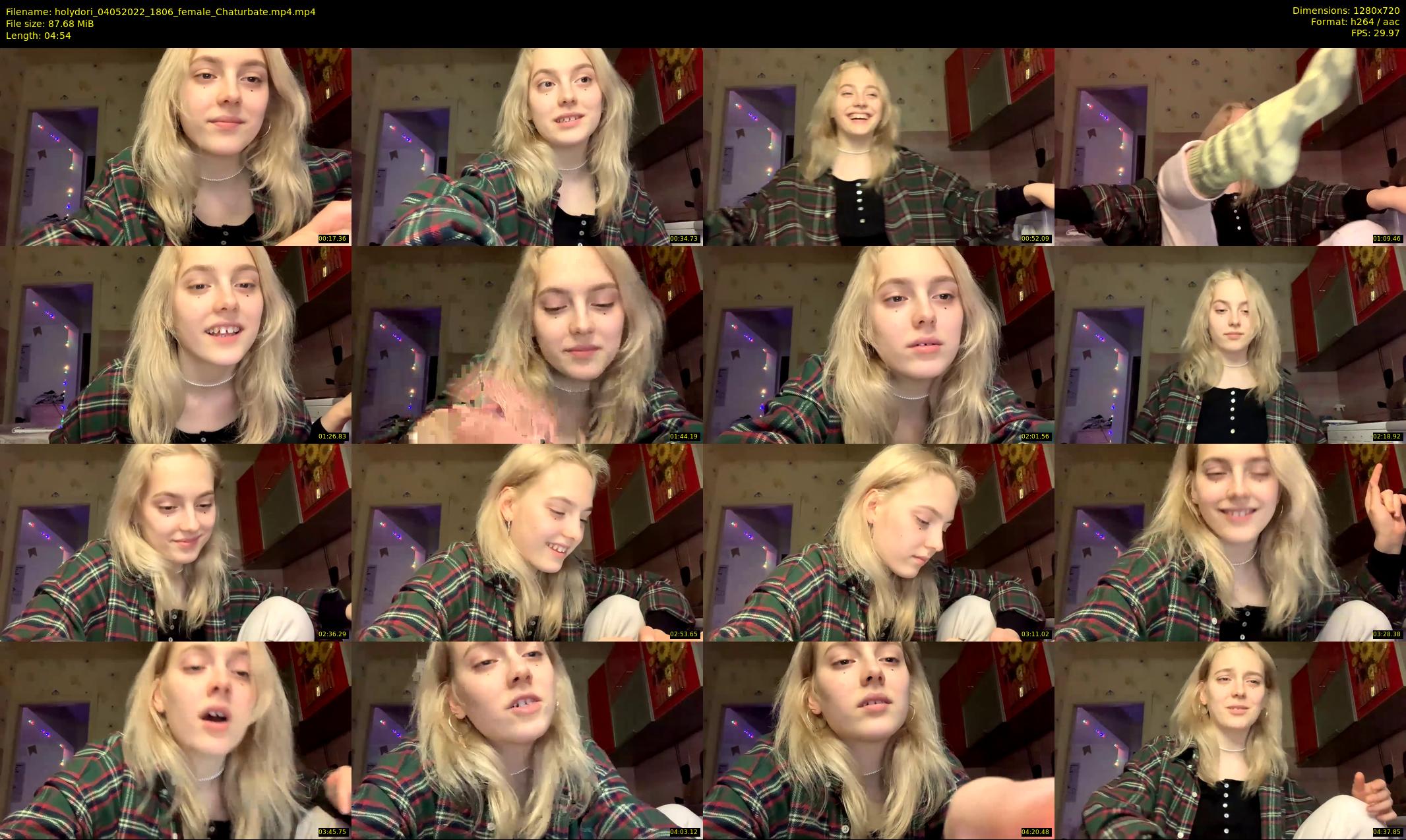 holydori — 5 minute Chaturbate female cam show recording, 720p, May 4, 2022