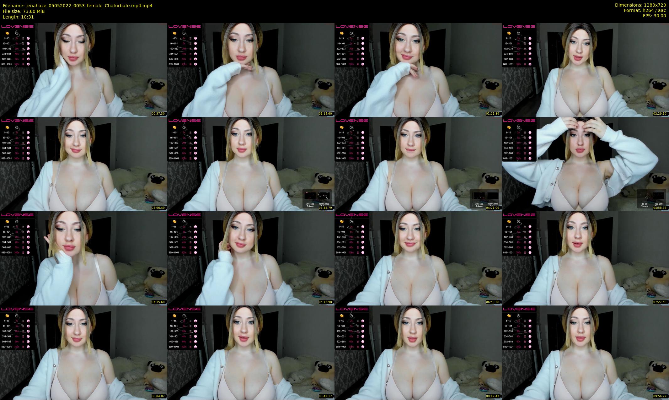 jenahaze — 11 minute Chaturbate female cam show recording, 720p, May 5, 2022