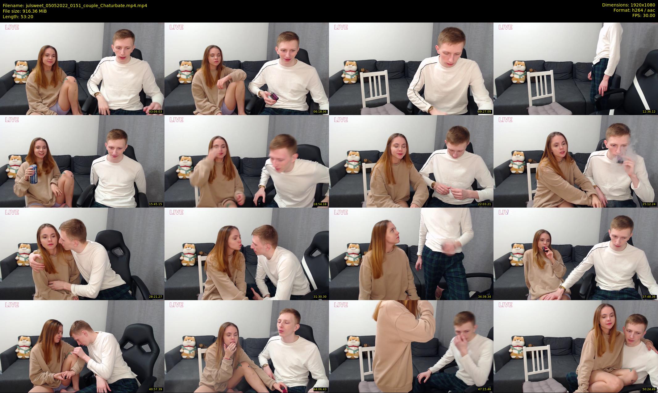 julsweet — 54 minute Chaturbate male cam show recording, 1080p, May 5, 2022