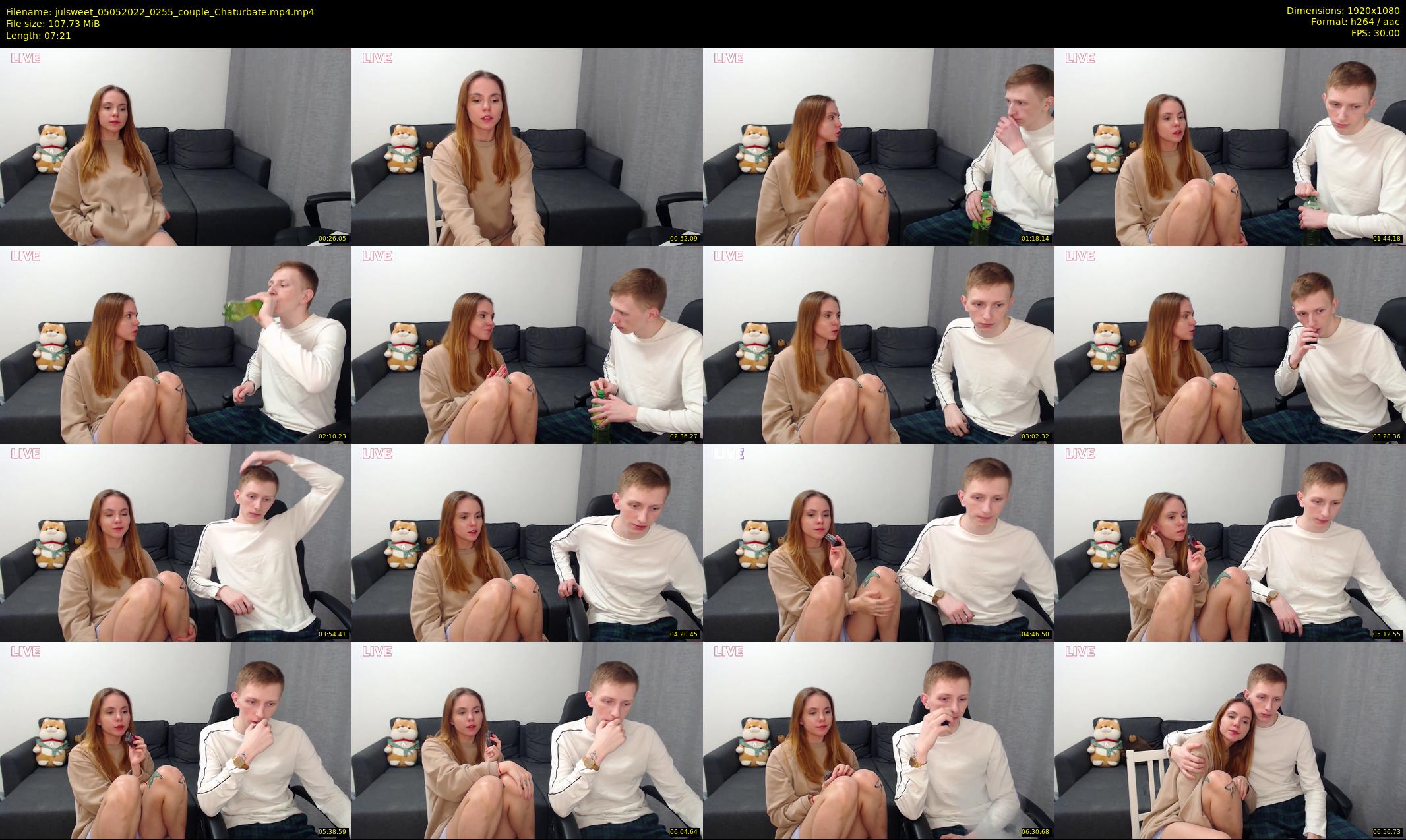 julsweet — 8 minute Chaturbate male cam show recording, 1080p, May 5, 2022