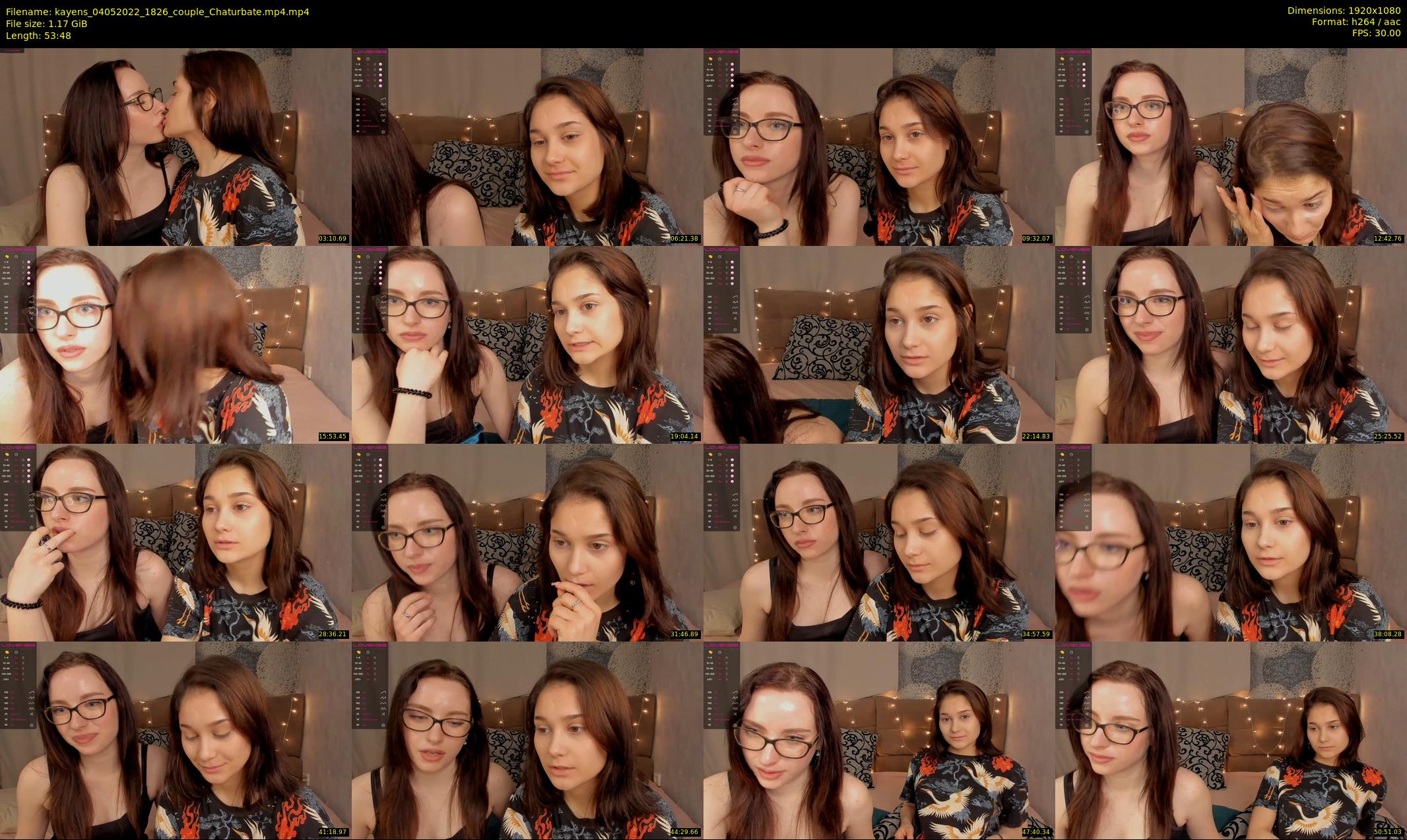 kayens — 54 minute Chaturbate couple cam show recording, 1080p, May 4, 2022