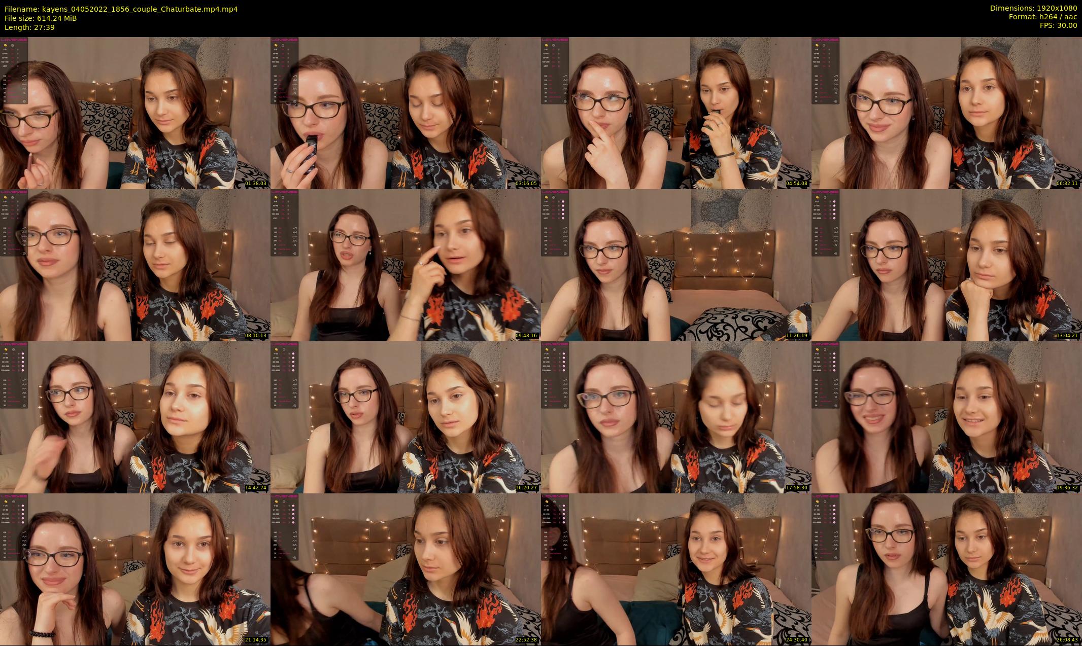 kayens — 28 minute Chaturbate couple cam show recording, 1080p, May 4, 2022