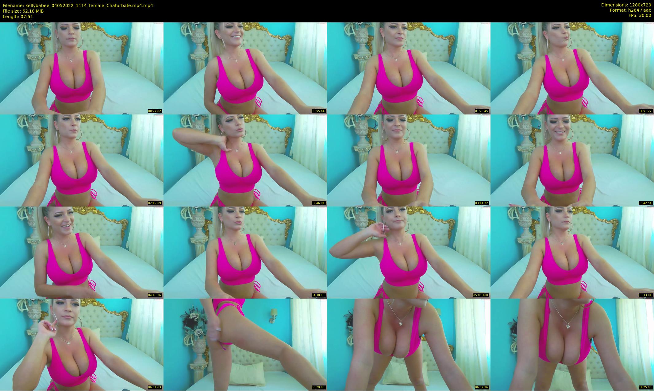 kellybabee — 8 minute Chaturbate female cam show recording, 720p, May 4, 2022