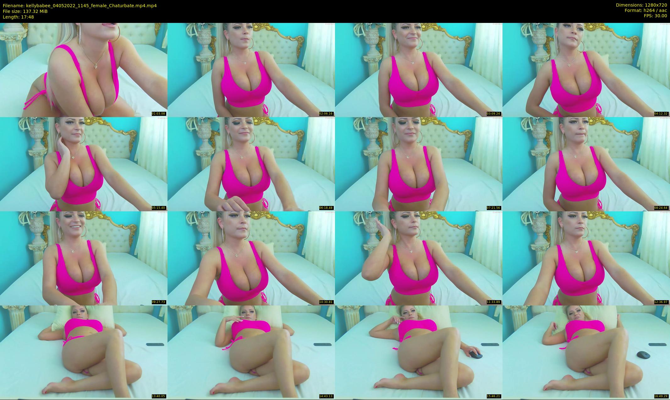 kellybabee — 18 minute Chaturbate female cam show recording, 720p, May 4, 2022