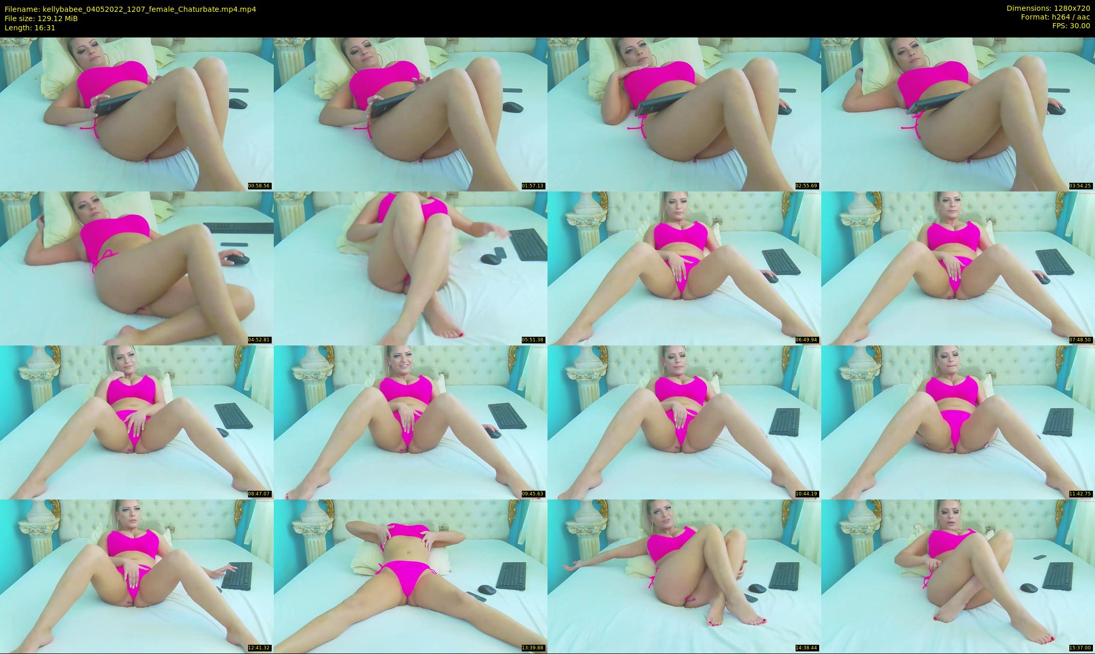 kellybabee — 17 minute Chaturbate female cam show recording, 720p, May 4, 2022