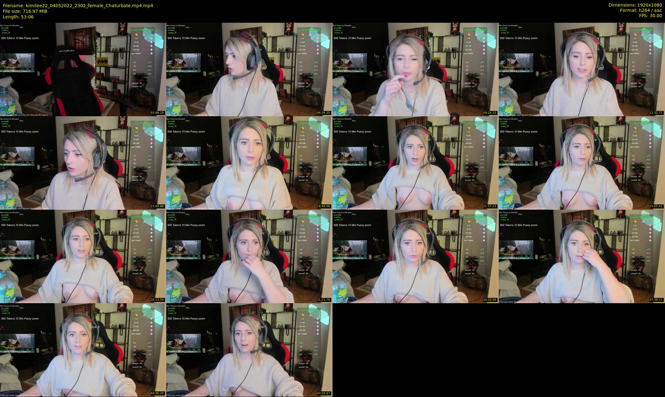 kimilee22 — 54 minute Chaturbate female cam show recording, 1080p, May 4, 2022