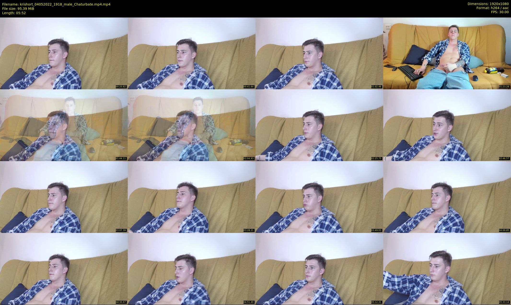 krishort — 6 minute Chaturbate male cam show recording, 1080p, May 4, 2022