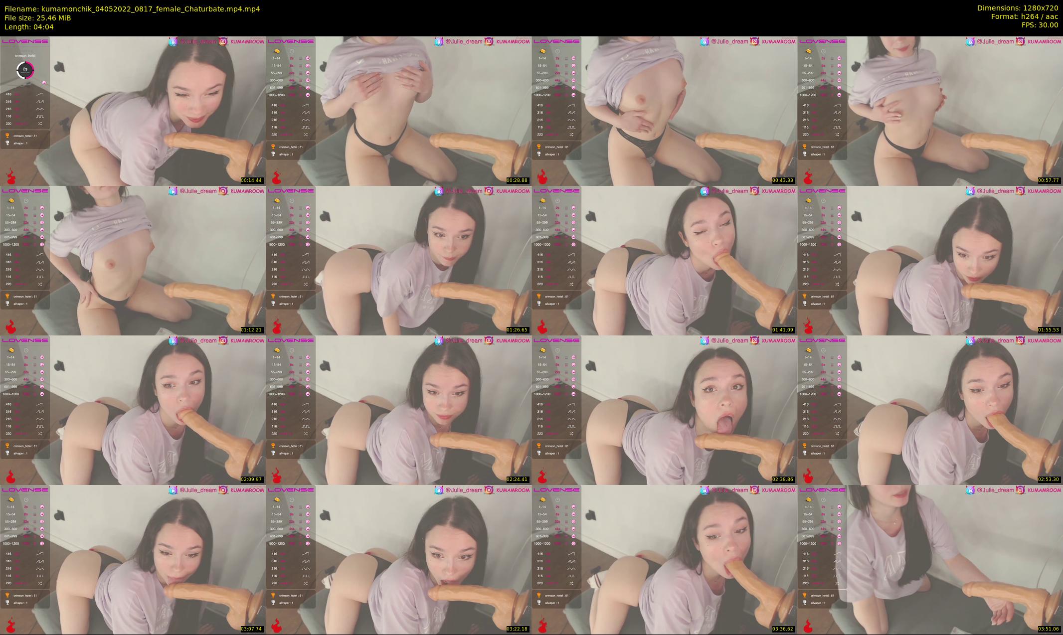 kumamonchik — 5 minute Chaturbate couple cam show recording, 720p, May 4, 2022