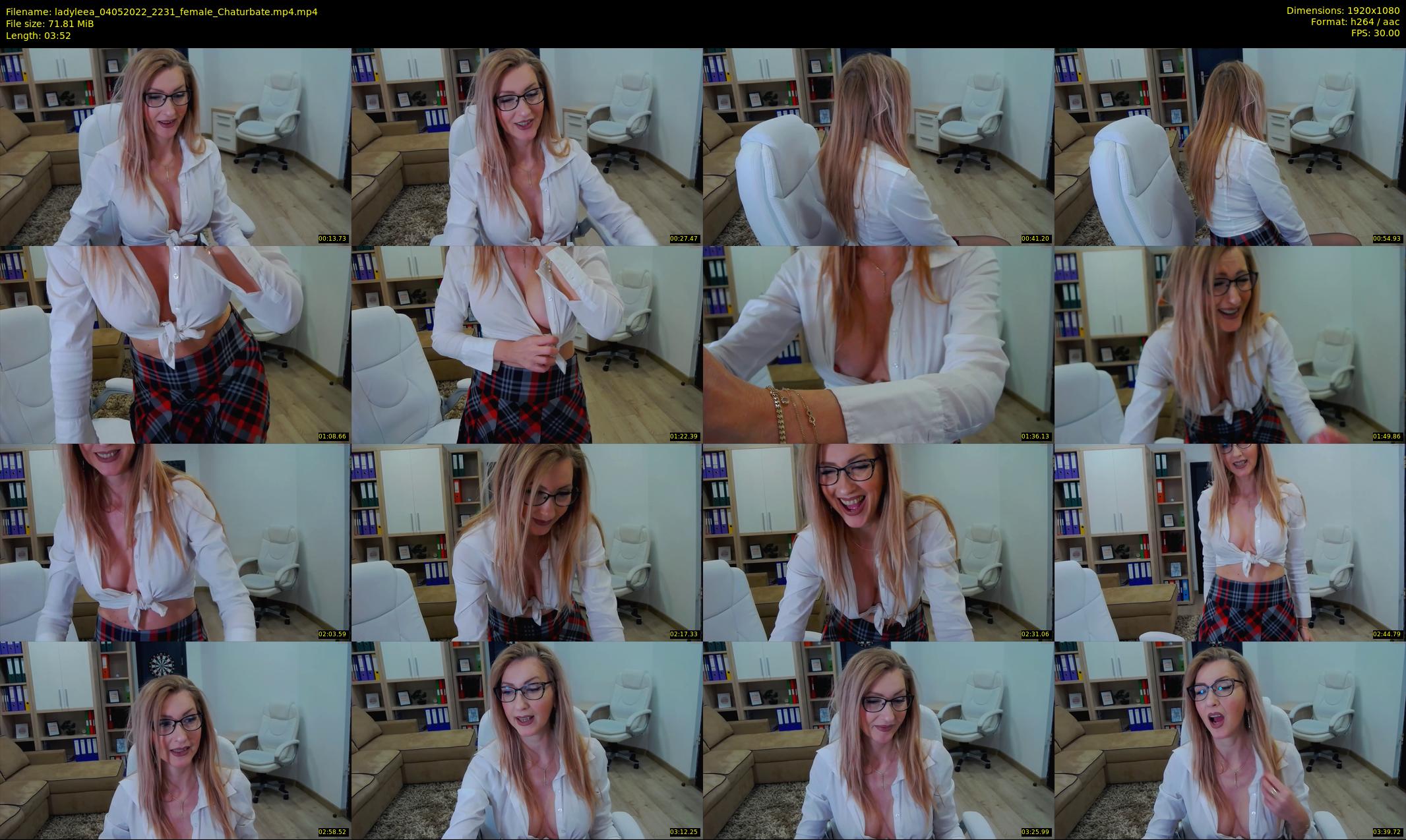 ladyleea — 4 minute Chaturbate female cam show recording, 1080p, May 4, 2022