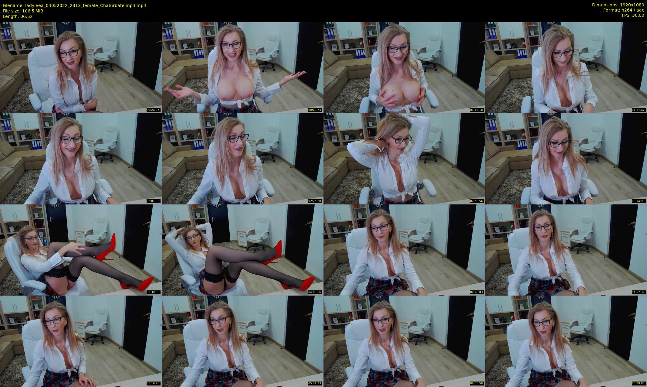 ladyleea — 7 minute Chaturbate female cam show recording, 1080p, May 4, 2022