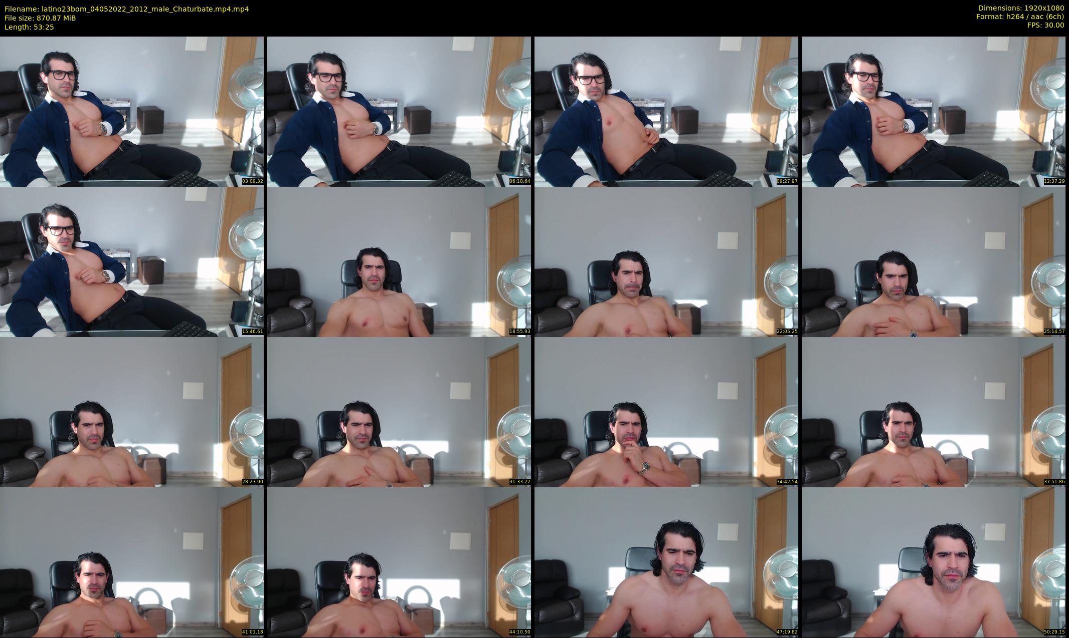 latino23bom — 54 minute Chaturbate male cam show recording, 1080p, May 4, 2022