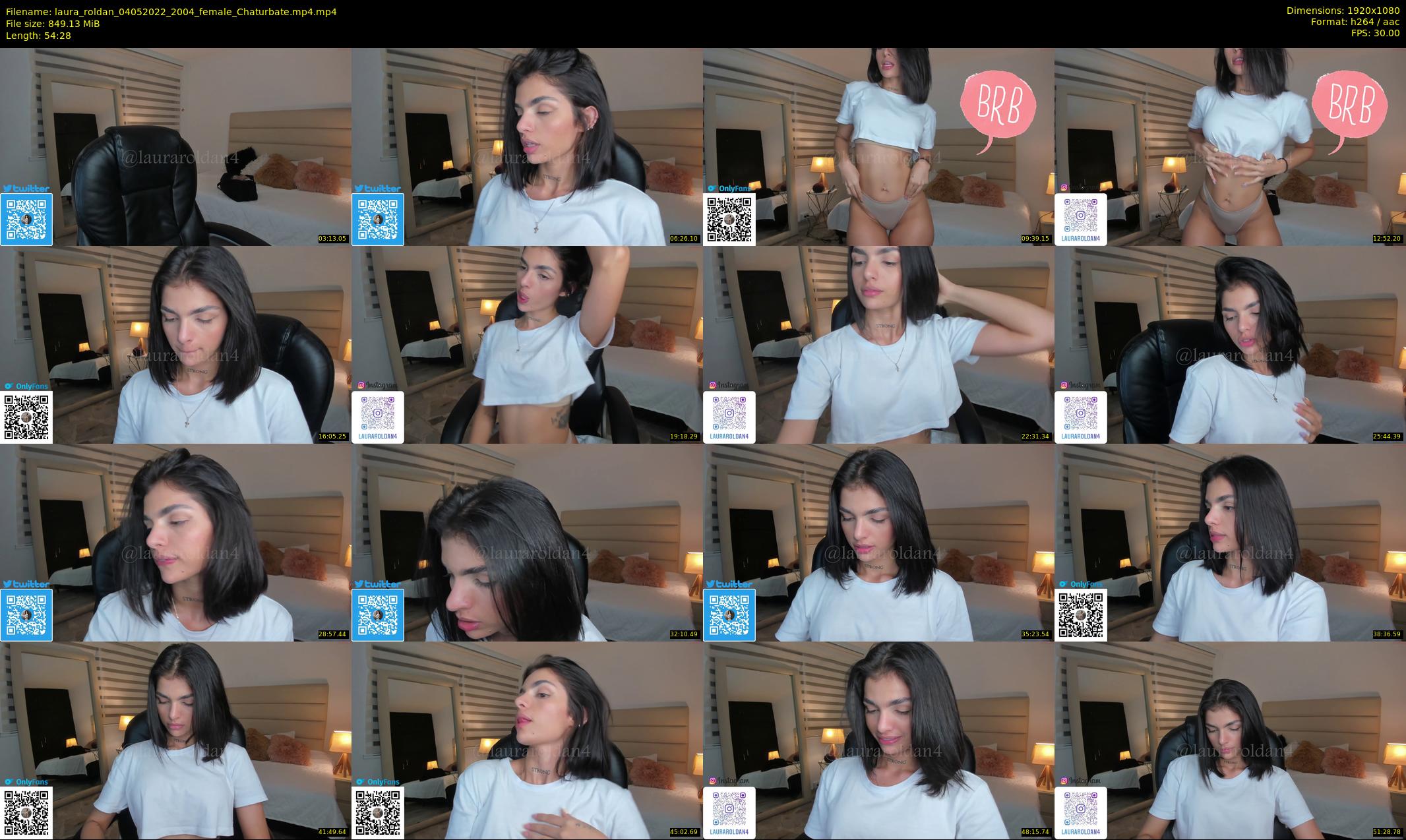 laura_roldan — 55 minute Chaturbate female cam show recording, 1080p, May 4, 2022