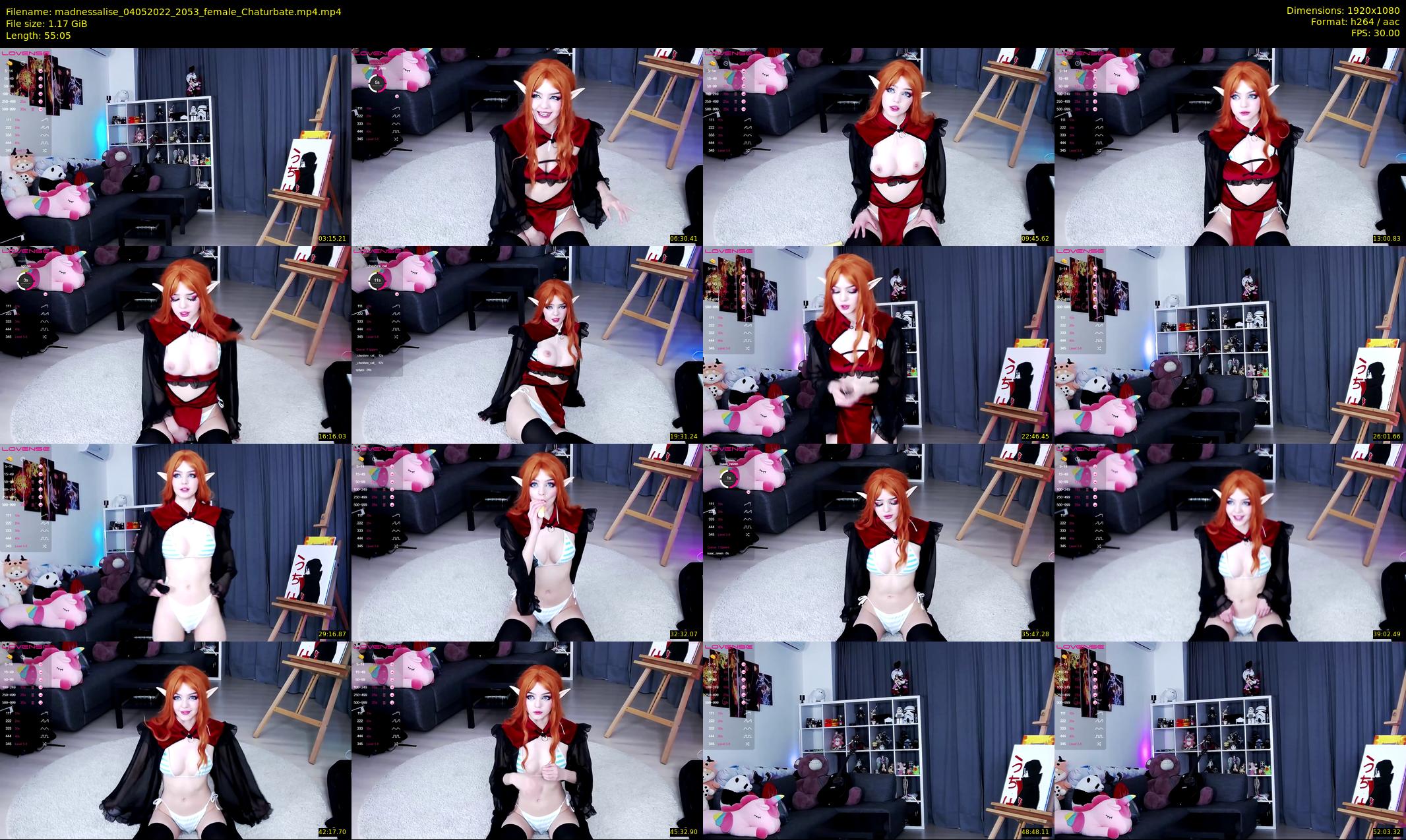 madnessalise — 56 minute Chaturbate female cam show recording, 1080p, May 4, 2022