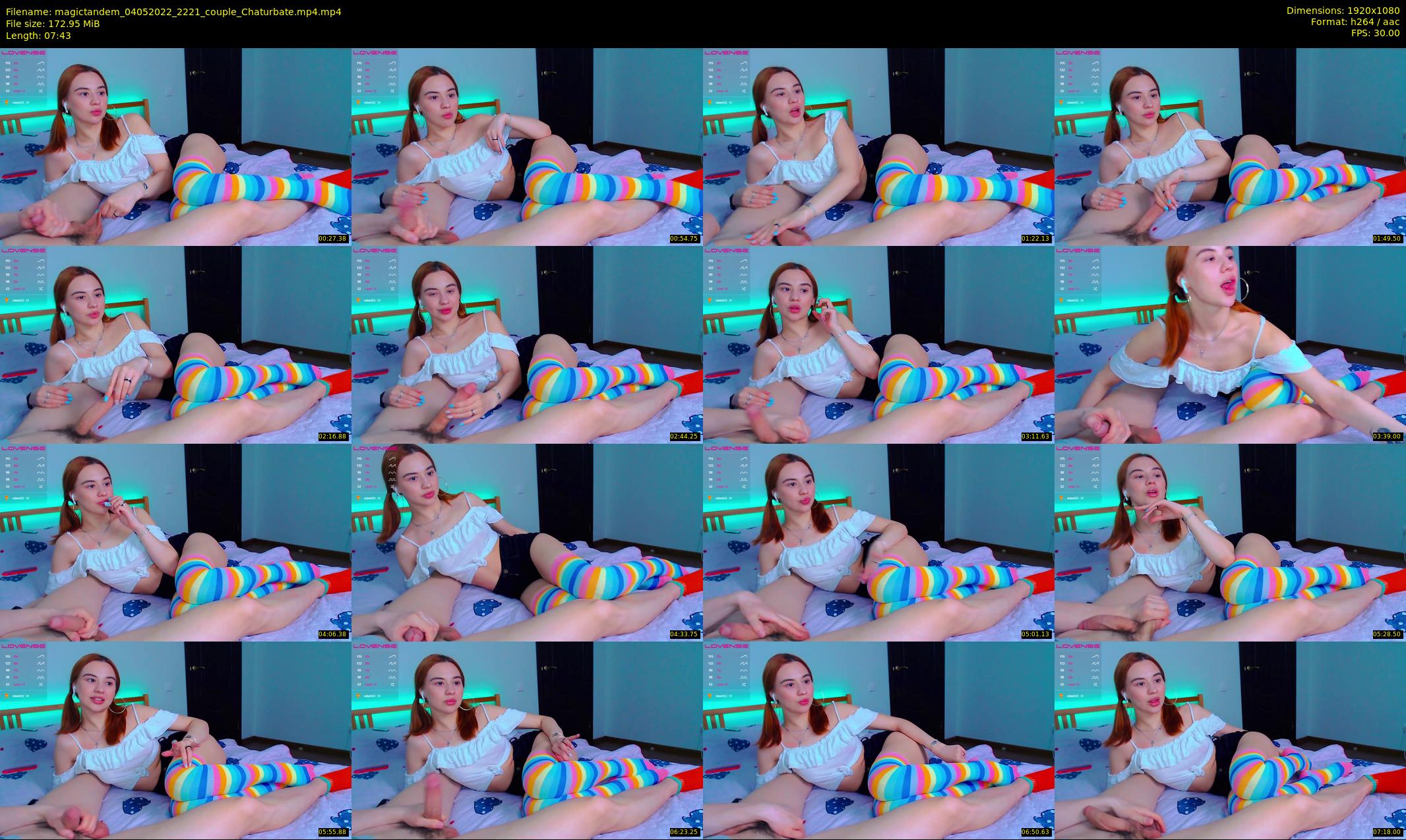 magictandem — 8 minute Chaturbate couple cam show recording, 1080p, May 4, 2022