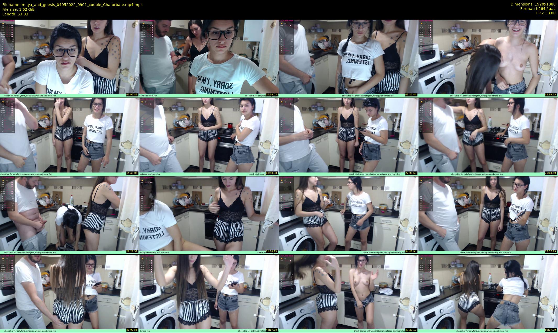 maya_and_guests — 54 minute Chaturbate couple cam show recording, 1080p, May 4, 2022