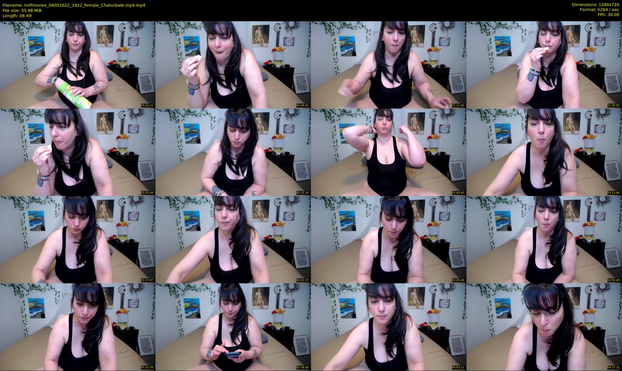 milfmonee — 7 minute Chaturbate female cam show recording, 720p, May 4, 2022
