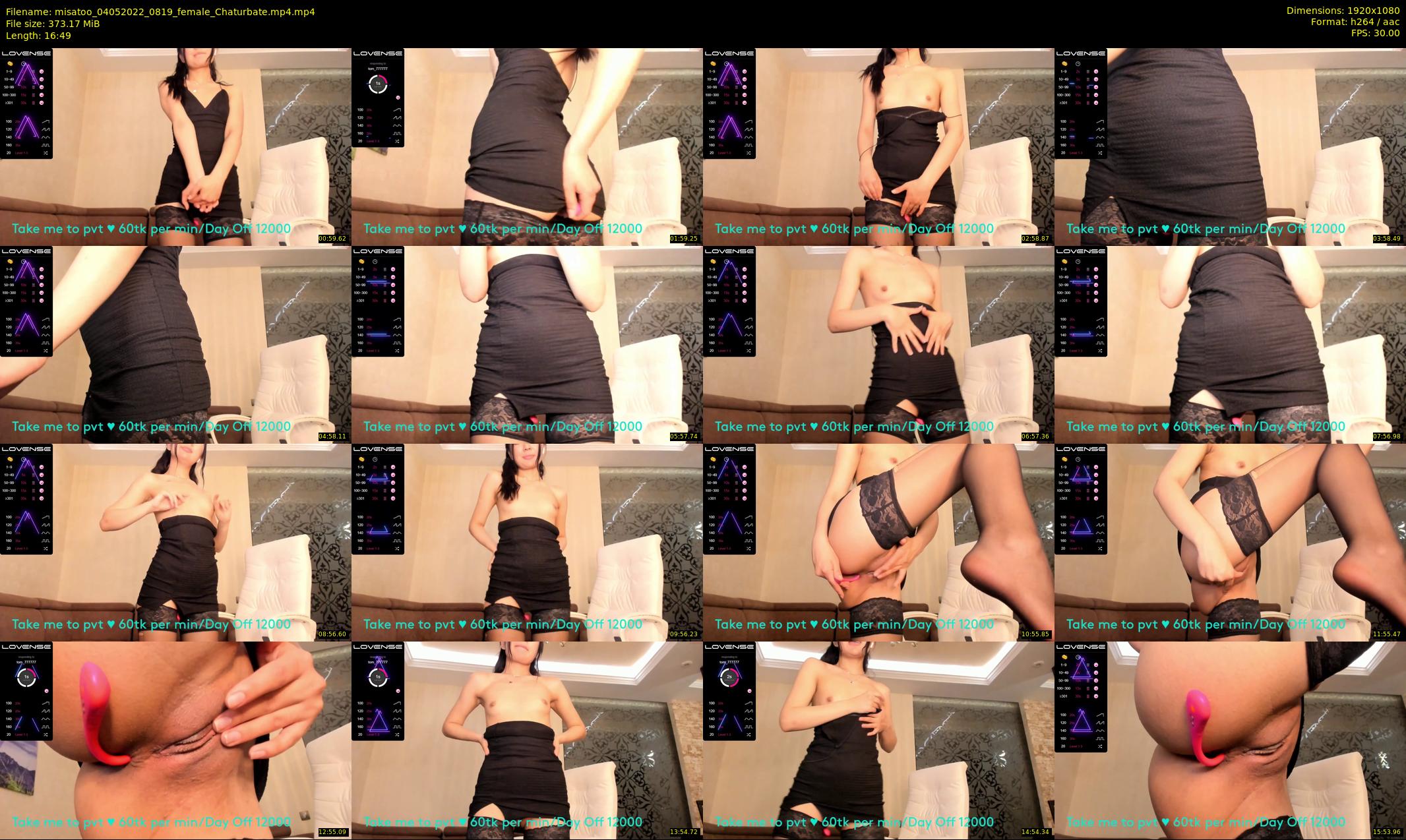 misatoo — 17 minute Chaturbate female cam show recording, 1080p, May 4, 2022