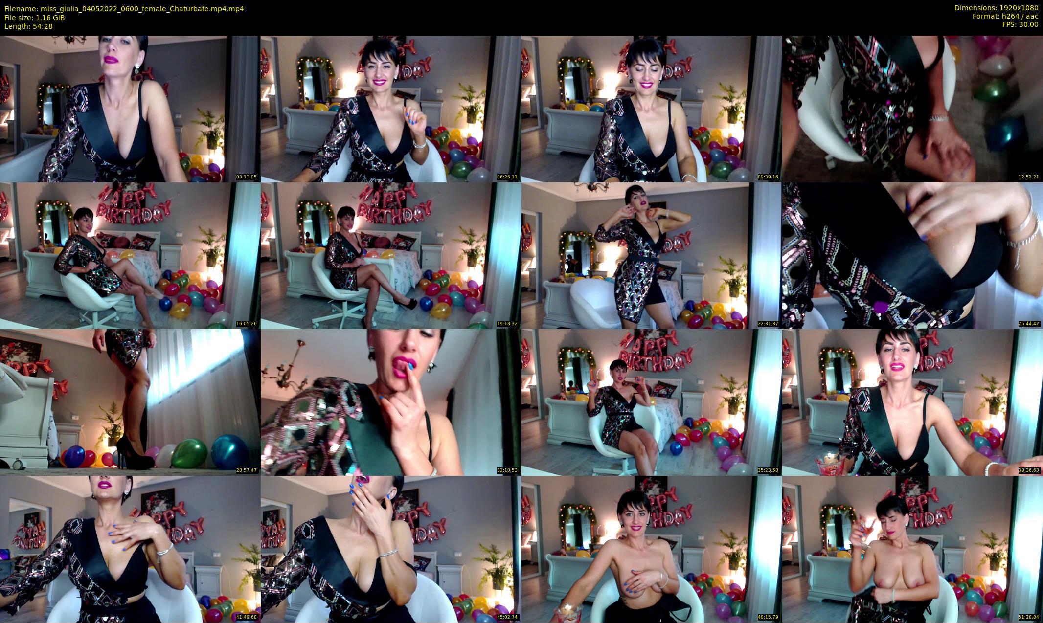 miss_giulia — 55 minute Chaturbate female cam show recording, 1080p, May 4, 2022