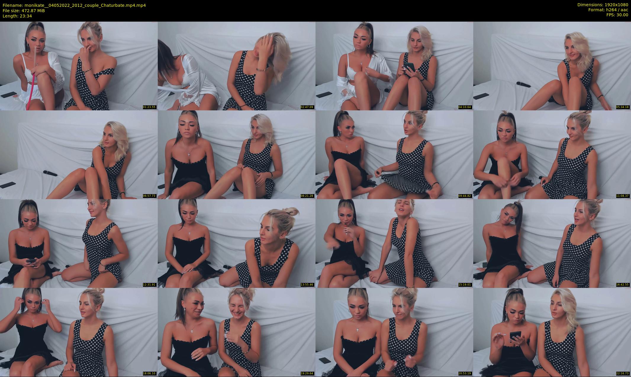 monikate_ — 24 minute Chaturbate couple cam show recording, 1080p, May 4, 2022