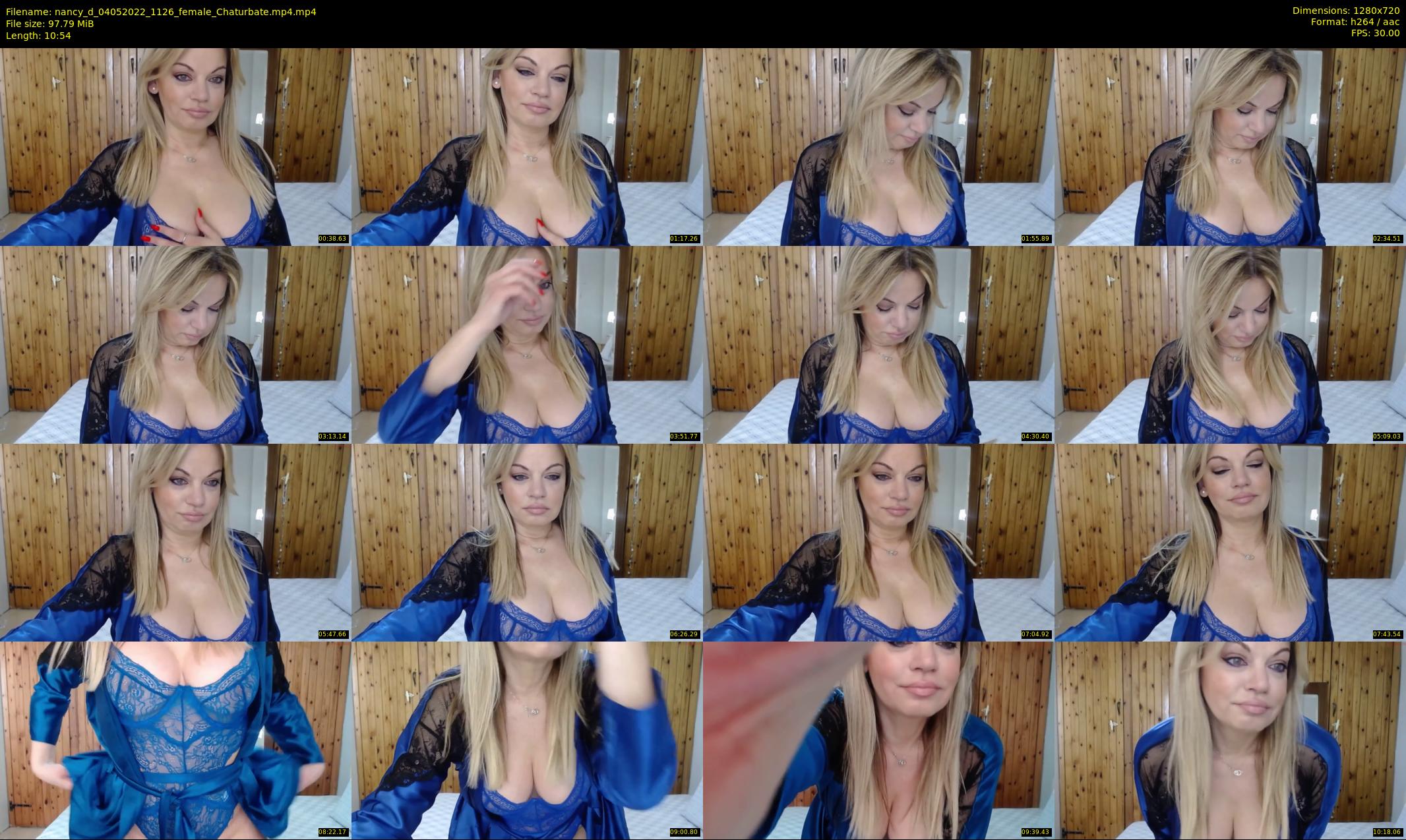 nancy_d — 11 minute Chaturbate female cam show recording, 720p, May 4, 2022