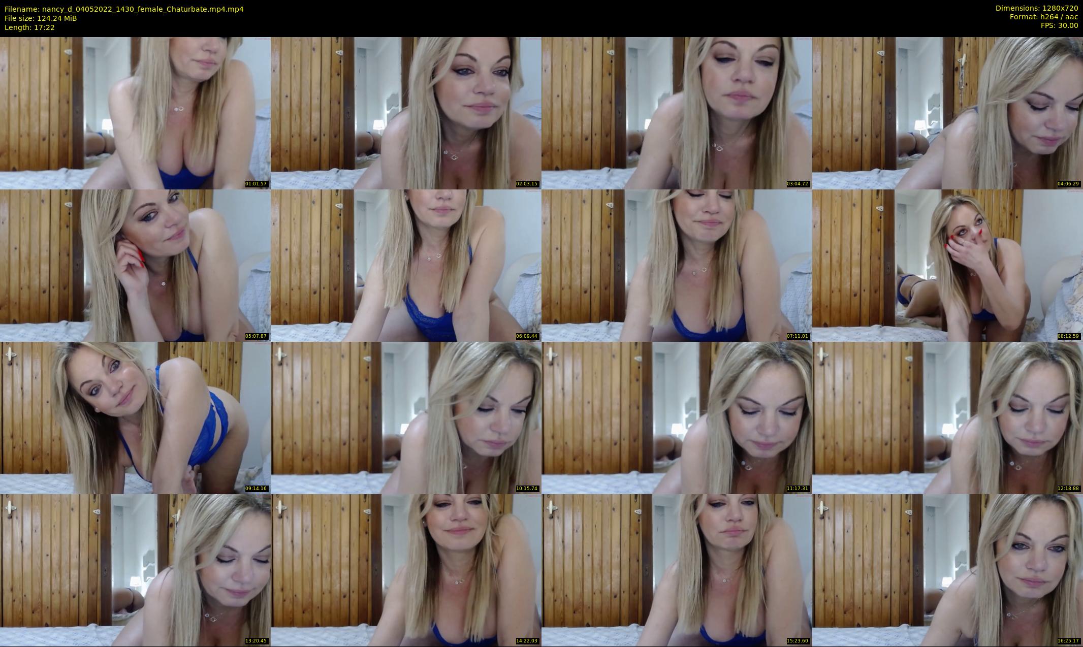 nancy_d — 18 minute Chaturbate female cam show recording, 720p, May 4, 2022