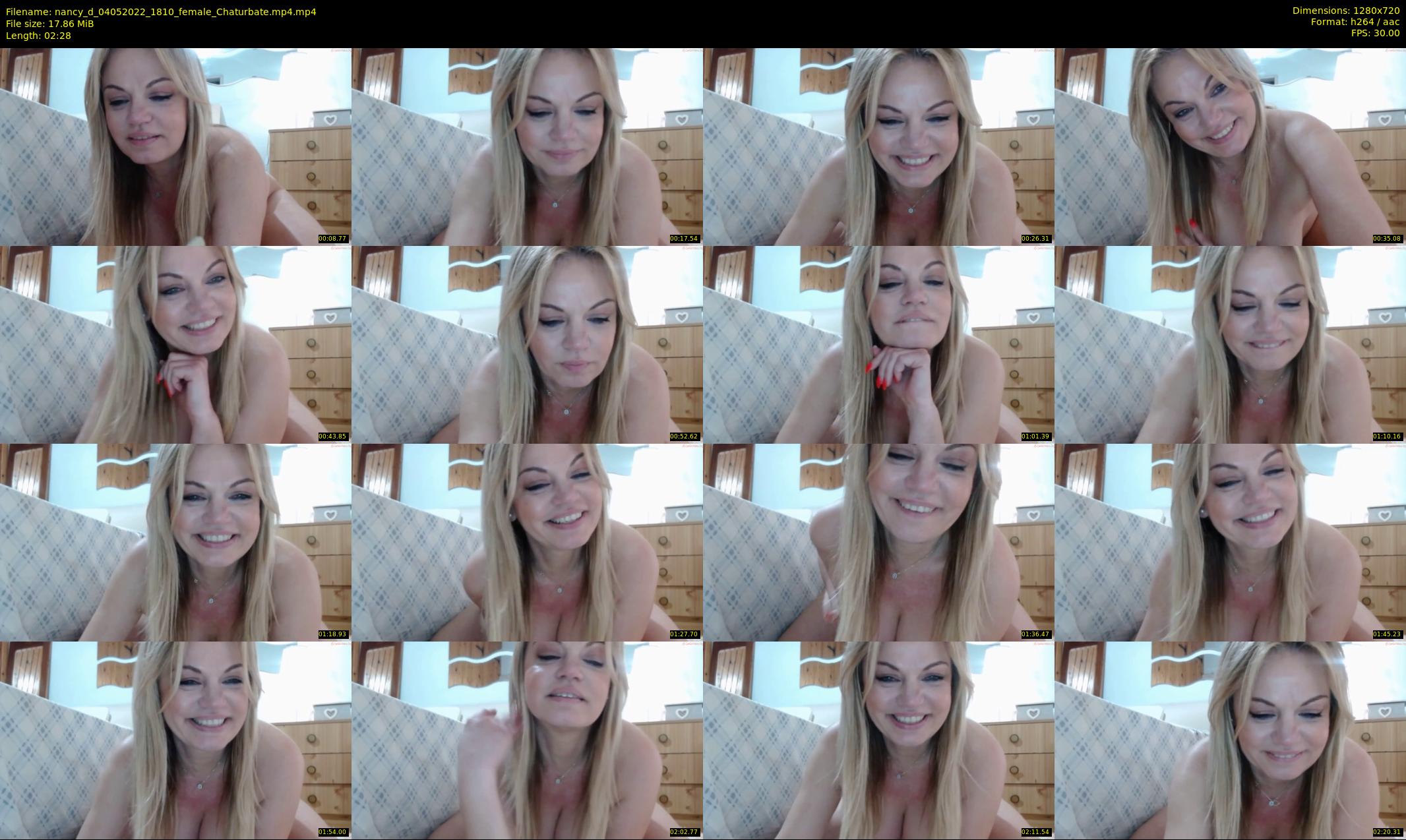 nancy_d — 3 minute Chaturbate female cam show recording, 720p, May 4, 2022
