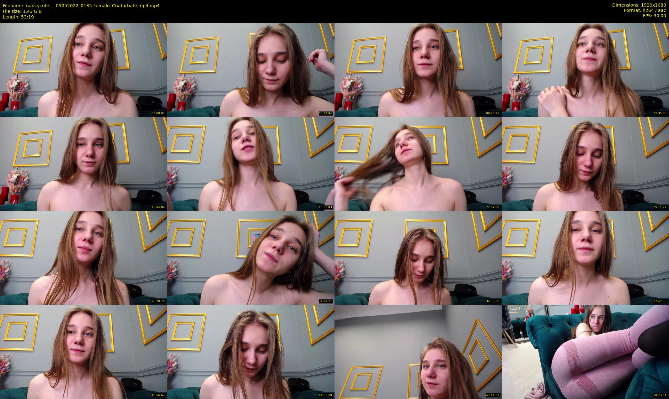nancycute__ — 54 minute Chaturbate female cam show recording, 1080p, May 5, 2022