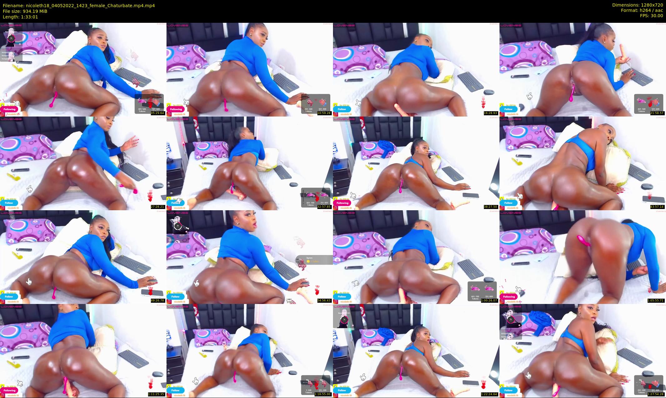 nicoleth18 — 94 minute Chaturbate female cam show recording, 720p, May 4, 2022