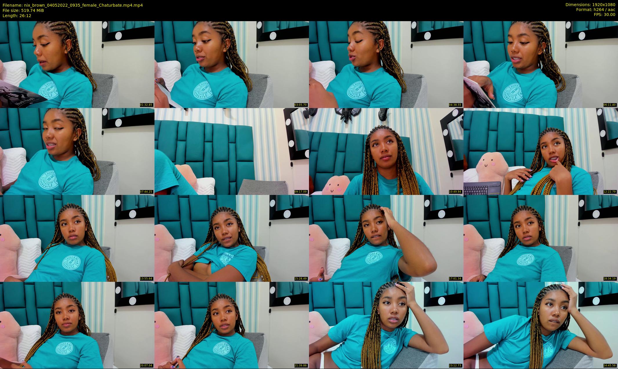 nix_brown — 27 minute Chaturbate female cam show recording, 1080p, May 4, 2022