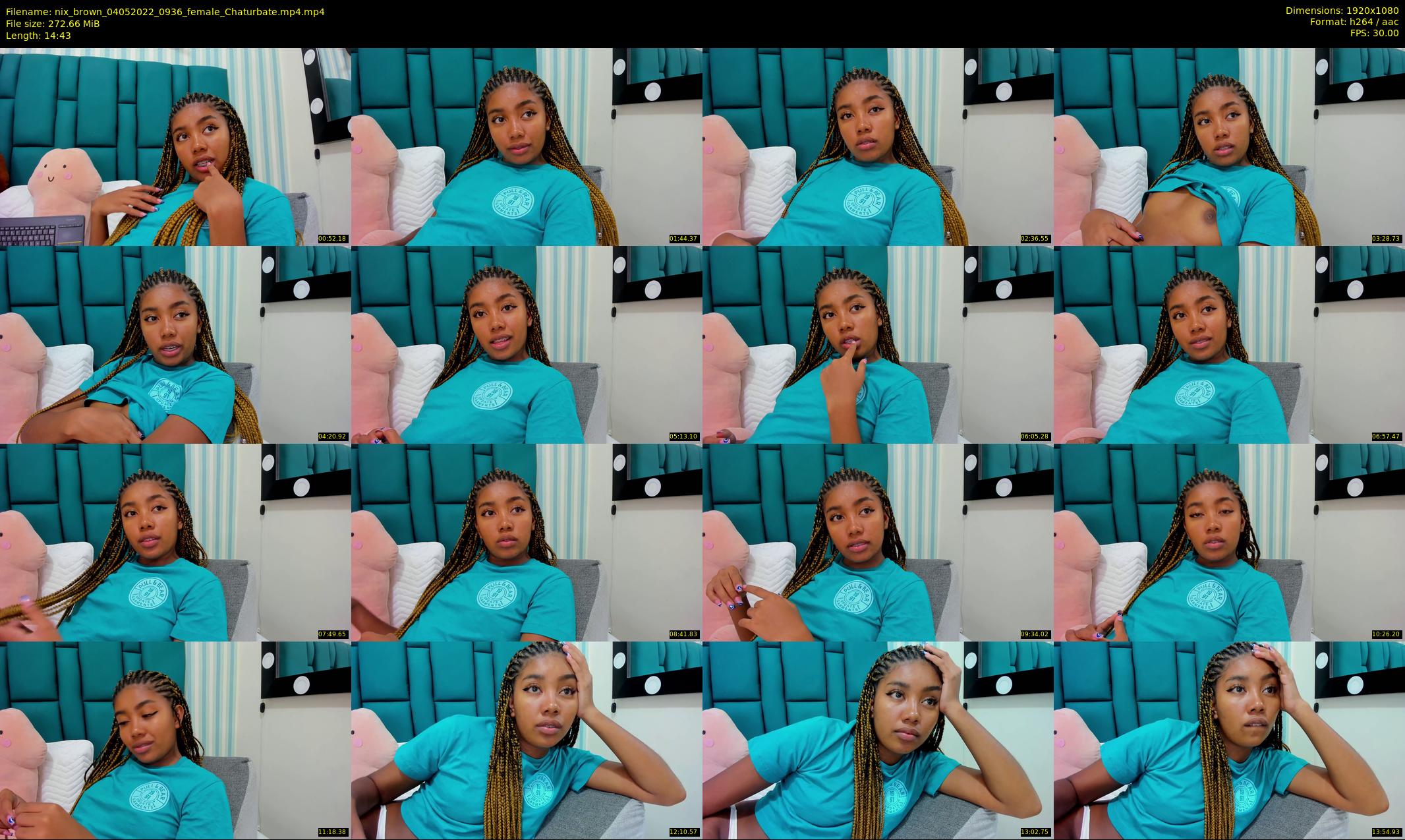 nix_brown — 15 minute Chaturbate female cam show recording, 1080p, May 4, 2022