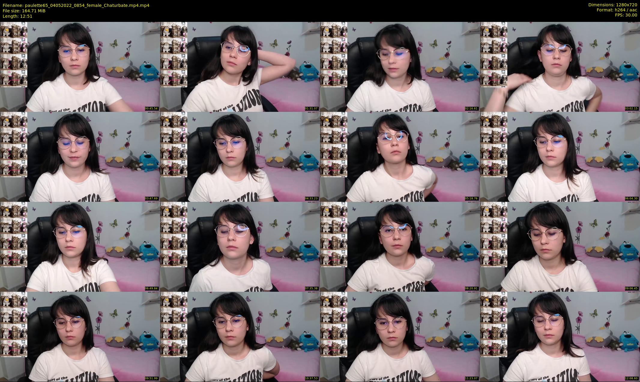 paulette65 — 13 minute Chaturbate female cam show recording, 720p, May 4, 2022
