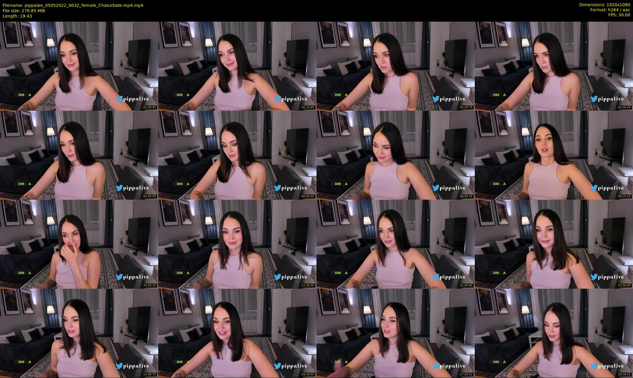 pippalee — 20 minute Chaturbate female cam show recording, 1080p, May 5, 2022