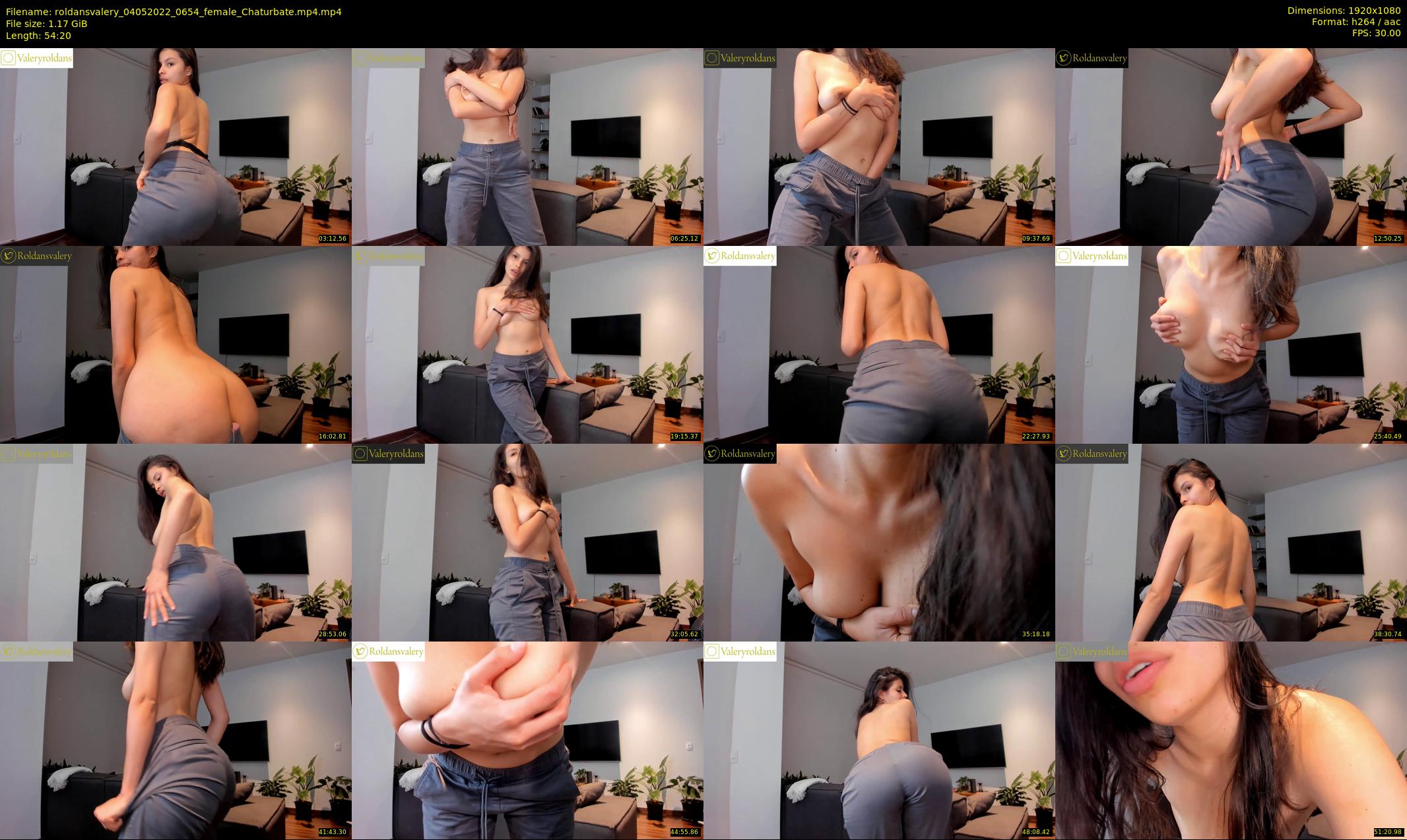 roldansvalery — 55 minute Chaturbate female cam show recording, 1080p, May 4, 2022