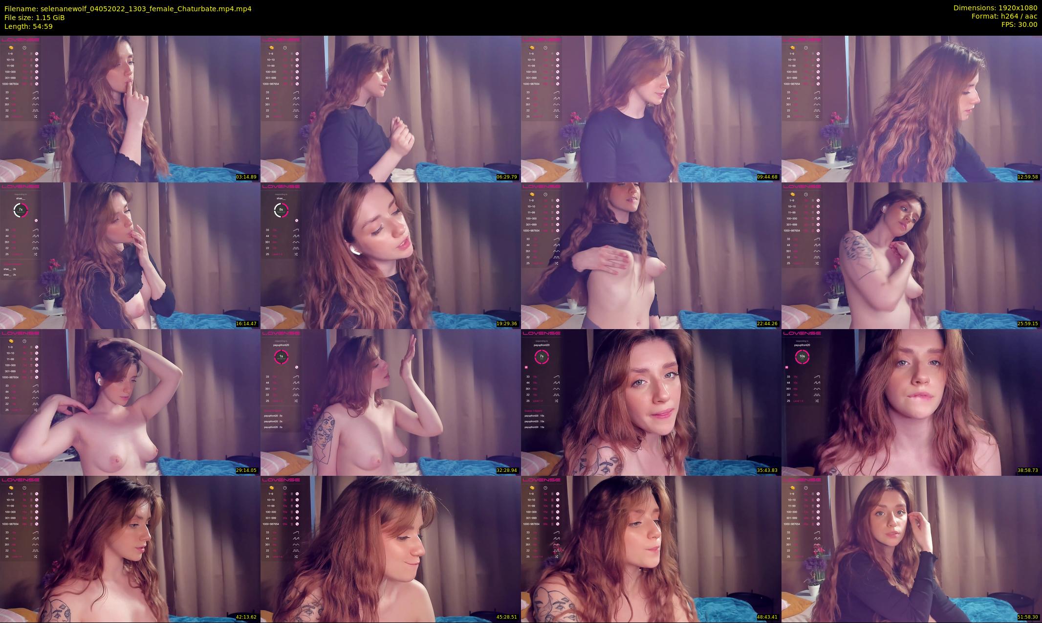 selenanewolf — 55 minute Chaturbate couple cam show recording, 1080p, May 4, 2022