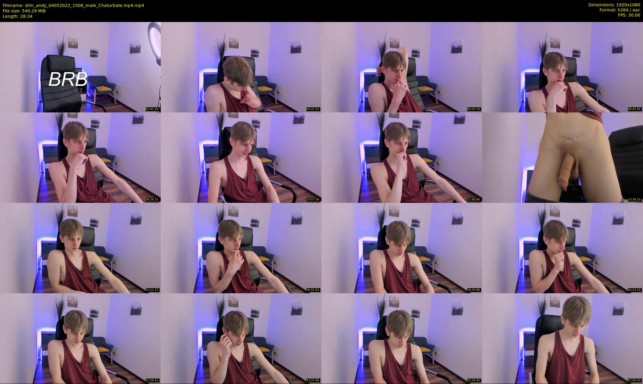 slim_andy — 29 minute Chaturbate male cam show recording, 1080p, May 4, 2022