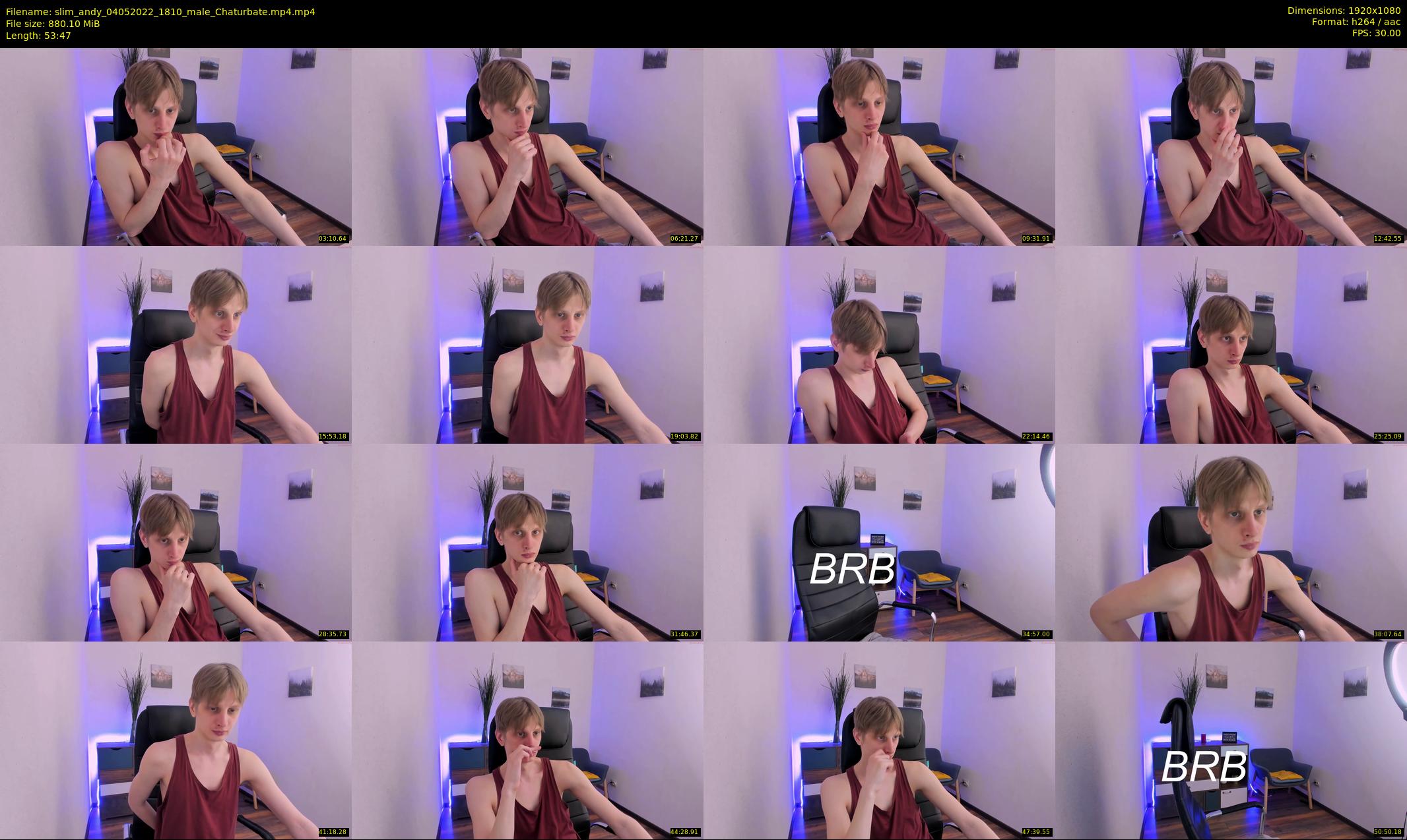 slim_andy — 54 minute Chaturbate male cam show recording, 1080p, May 4, 2022