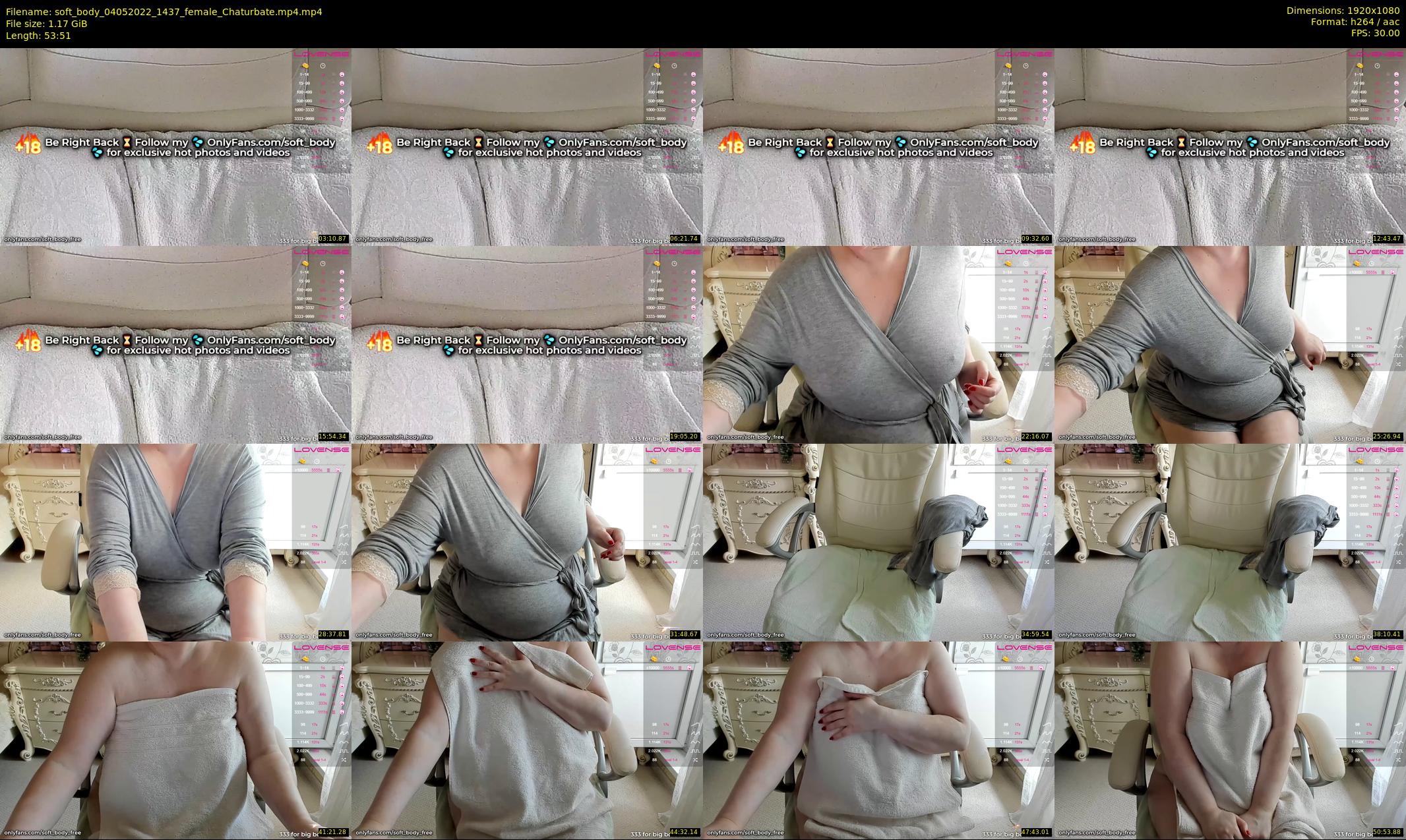 soft_body — 54 minute Chaturbate female cam show recording, 1080p, May 4, 2022