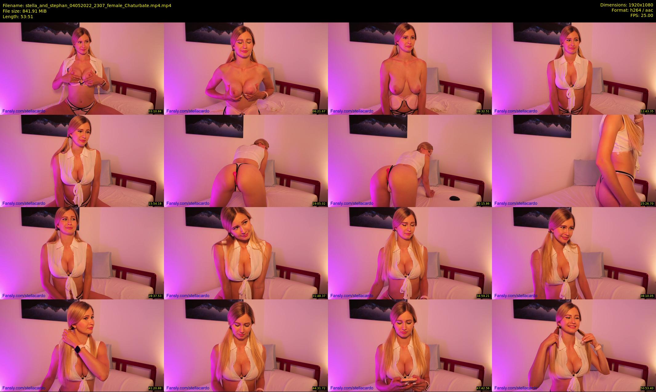 stella_and_stephan — 54 minute Chaturbate couple cam show recording, 1080p, May 4, 2022