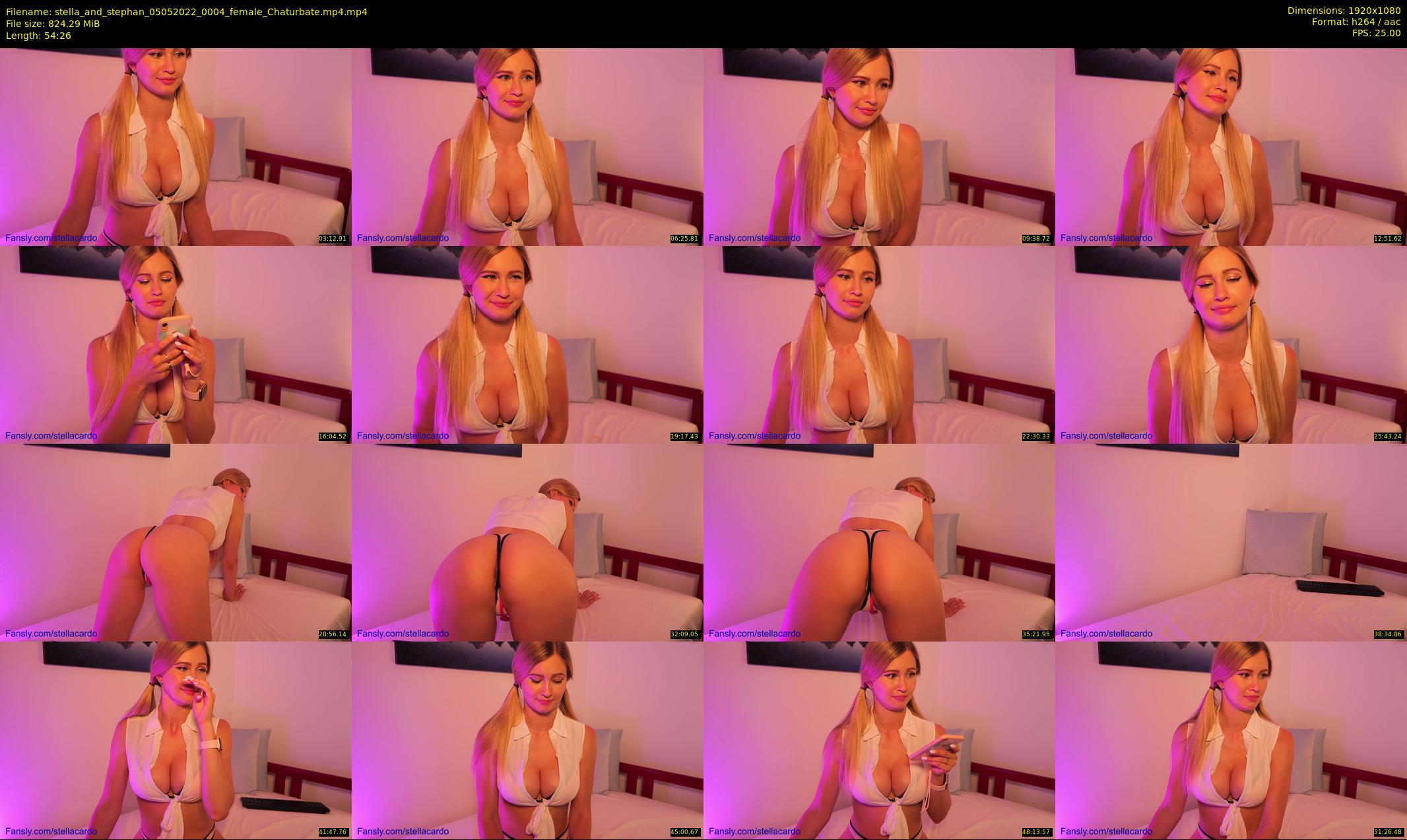 stella_and_stephan — 55 minute Chaturbate couple cam show recording, 1080p, May 5, 2022