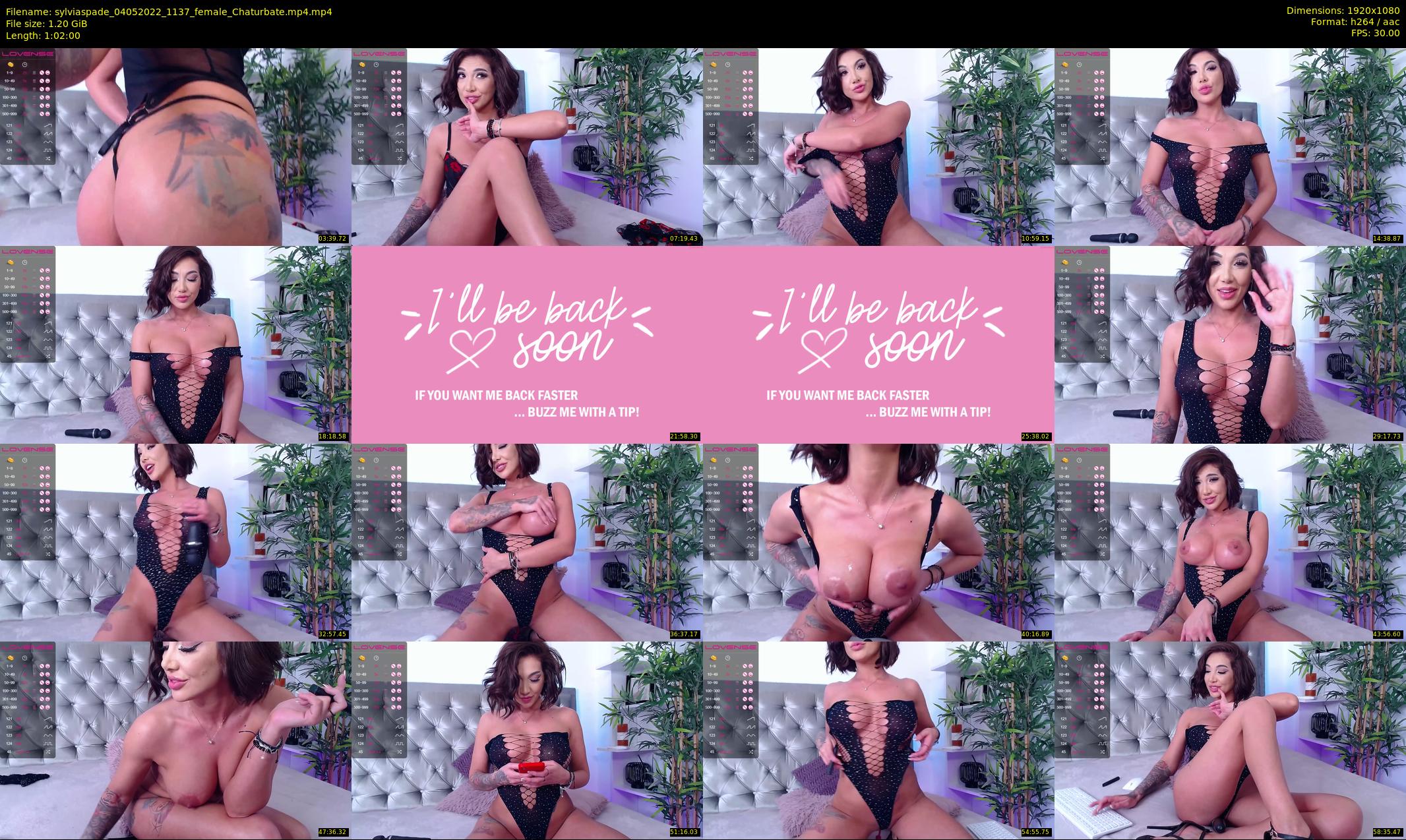sylviaspade — 62 minute Chaturbate female cam show recording, 1080p, May 4, 2022