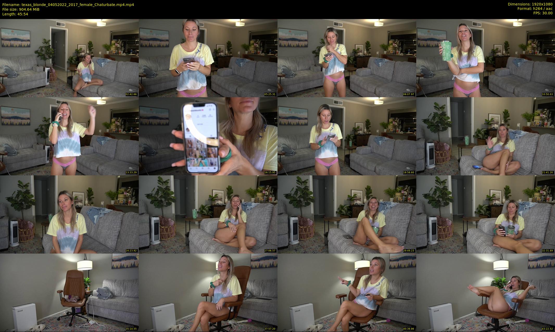 texas_blonde — 46 minute Chaturbate female cam show recording, 1080p, May 4, 2022