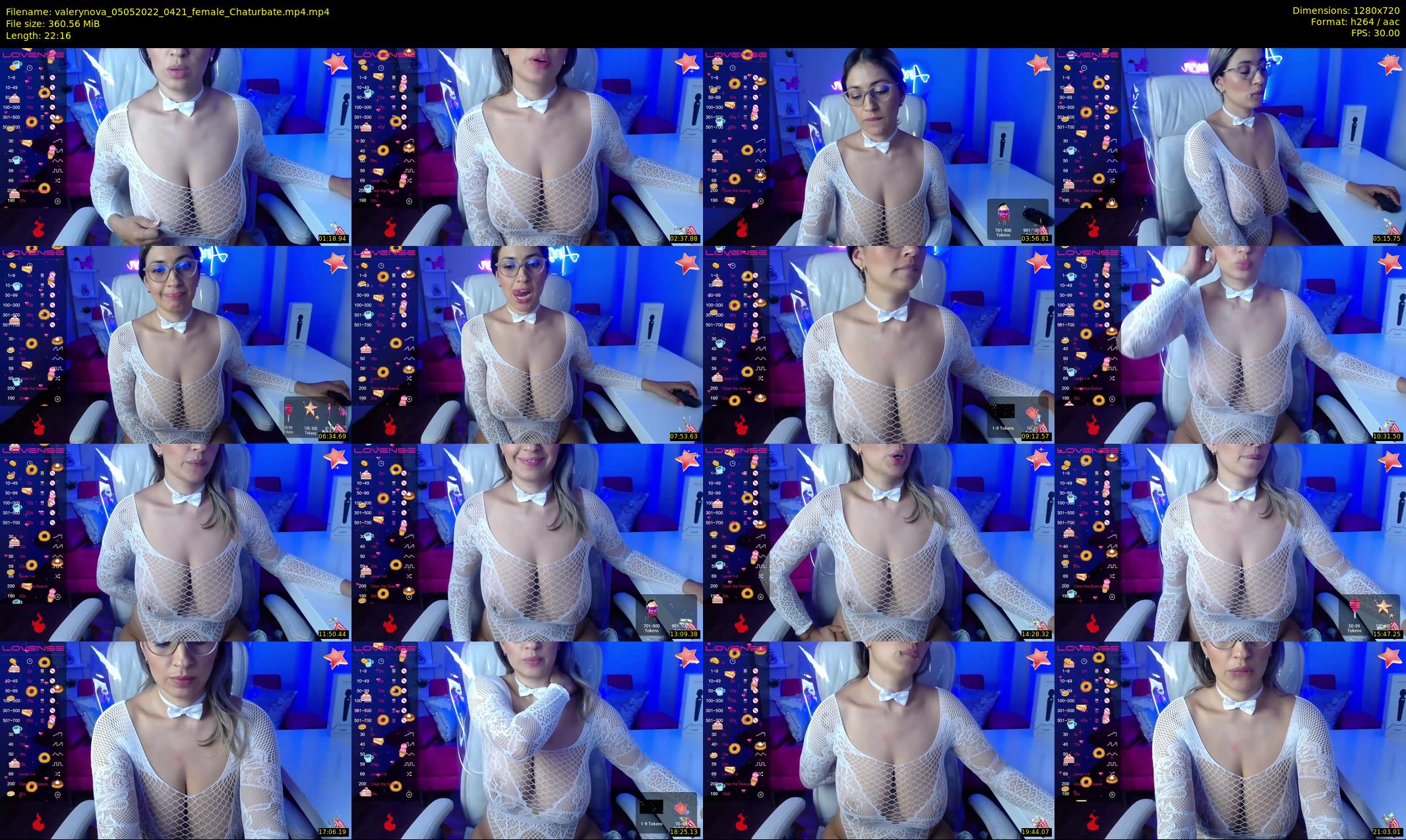 valerynova — 23 minute Chaturbate female cam show recording, 720p, May 5, 2022