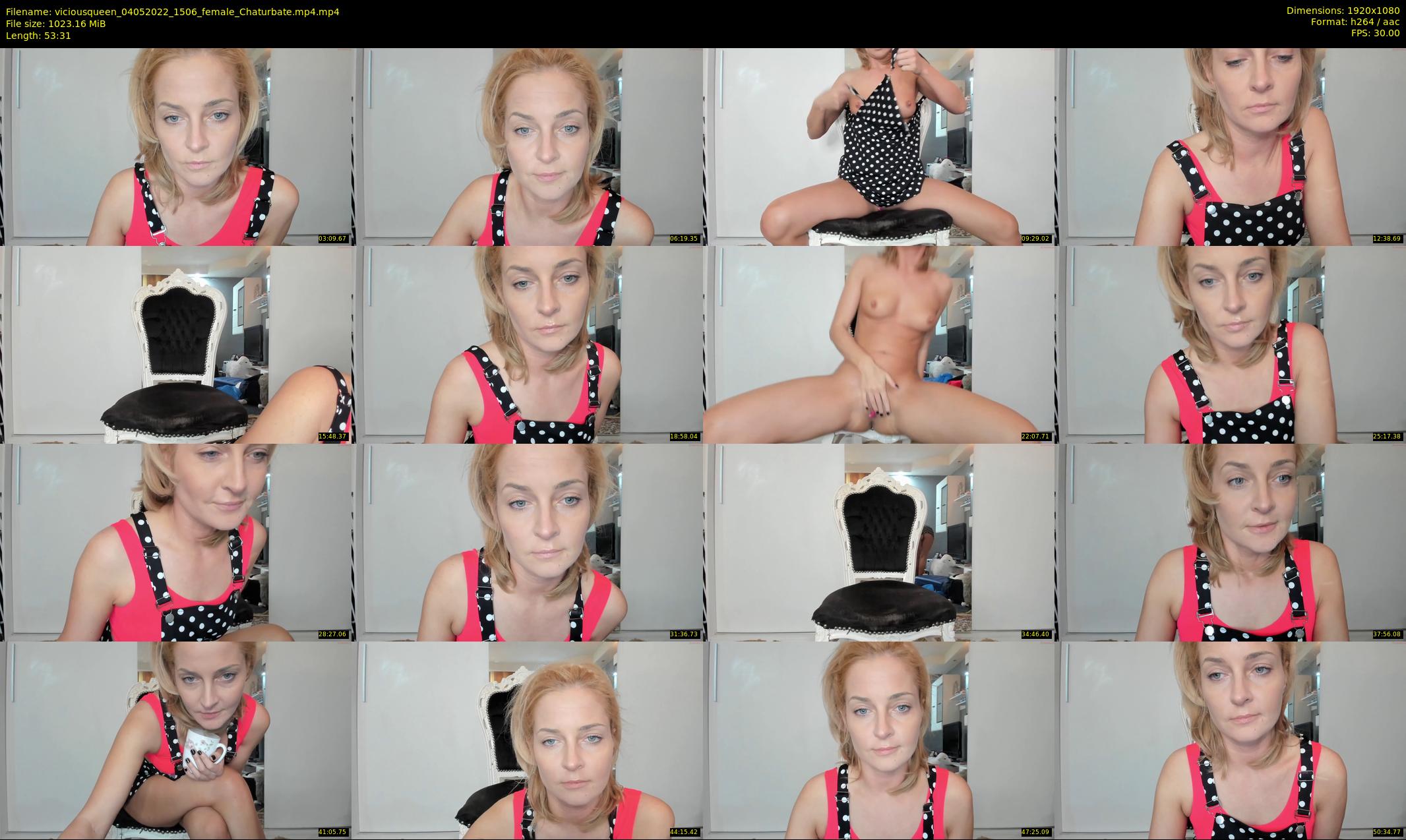 viciousqueen — 54 minute Chaturbate female cam show recording, 1080p, May 4, 2022