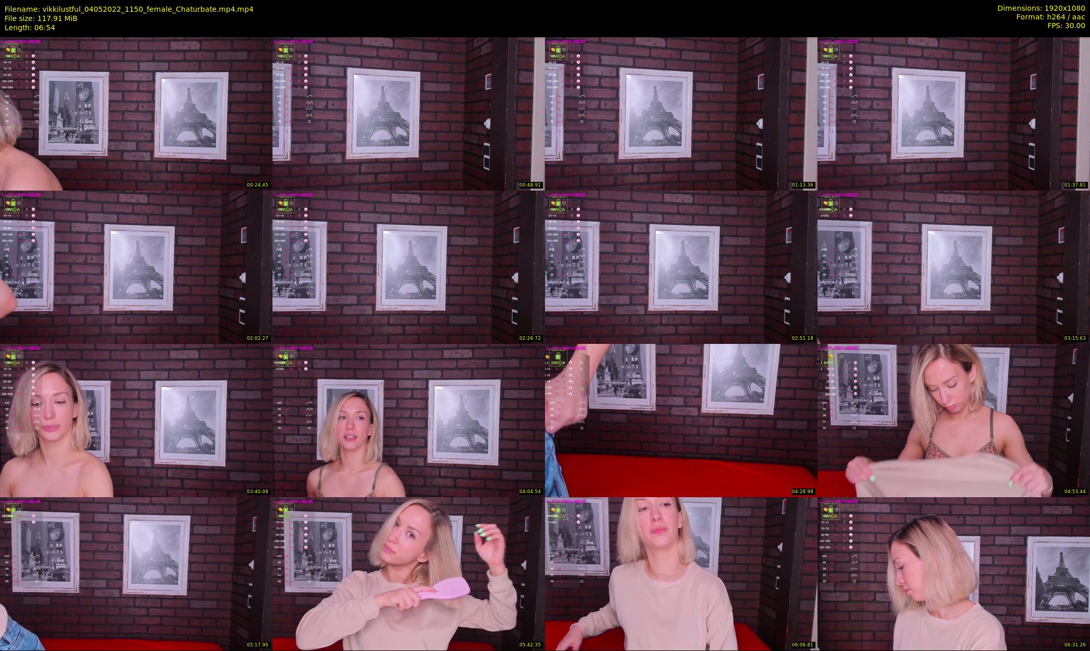 vikkilustful — 7 minute Chaturbate female cam show recording, 1080p, May 4, 2022