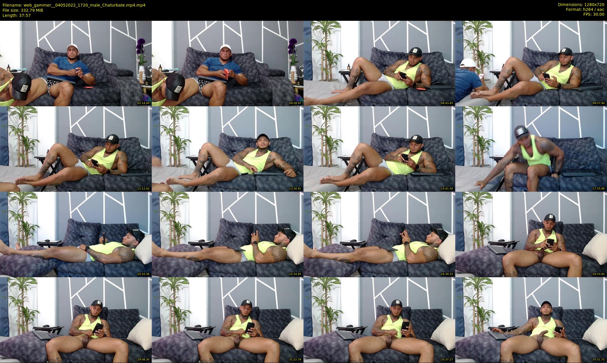 web_gammer_ — 38 minute Chaturbate male cam show recording, 720p, May 4, 2022