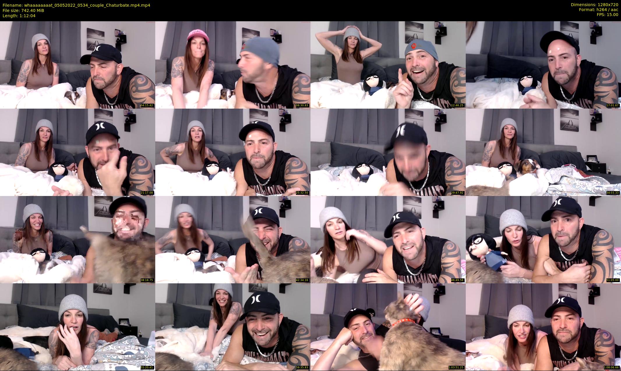 whaaaaaaaat — 73 minute Chaturbate couple cam show recording, 720p, May 5, 2022