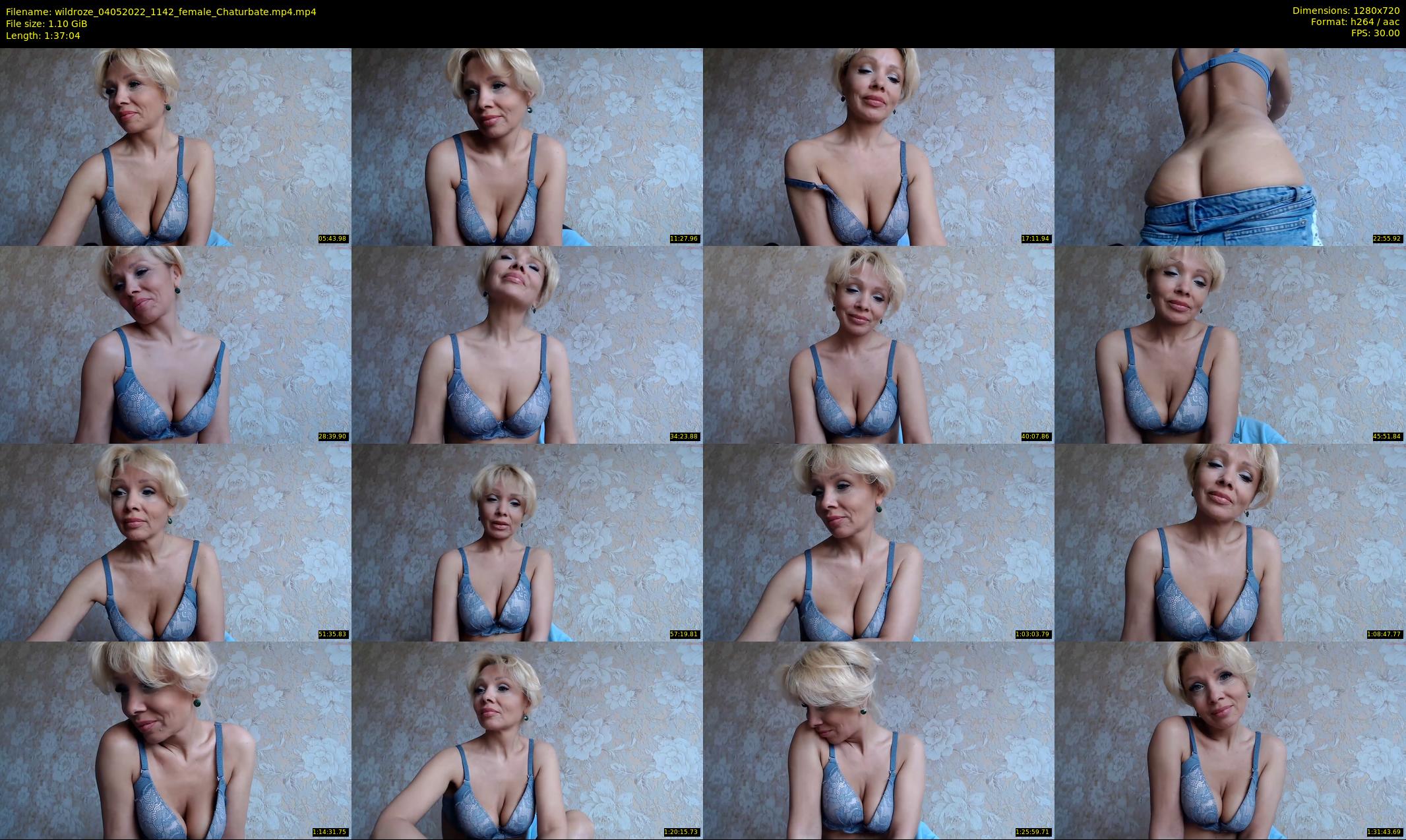 wildroze — 98 minute Chaturbate female cam show recording, 720p, May 4, 2022