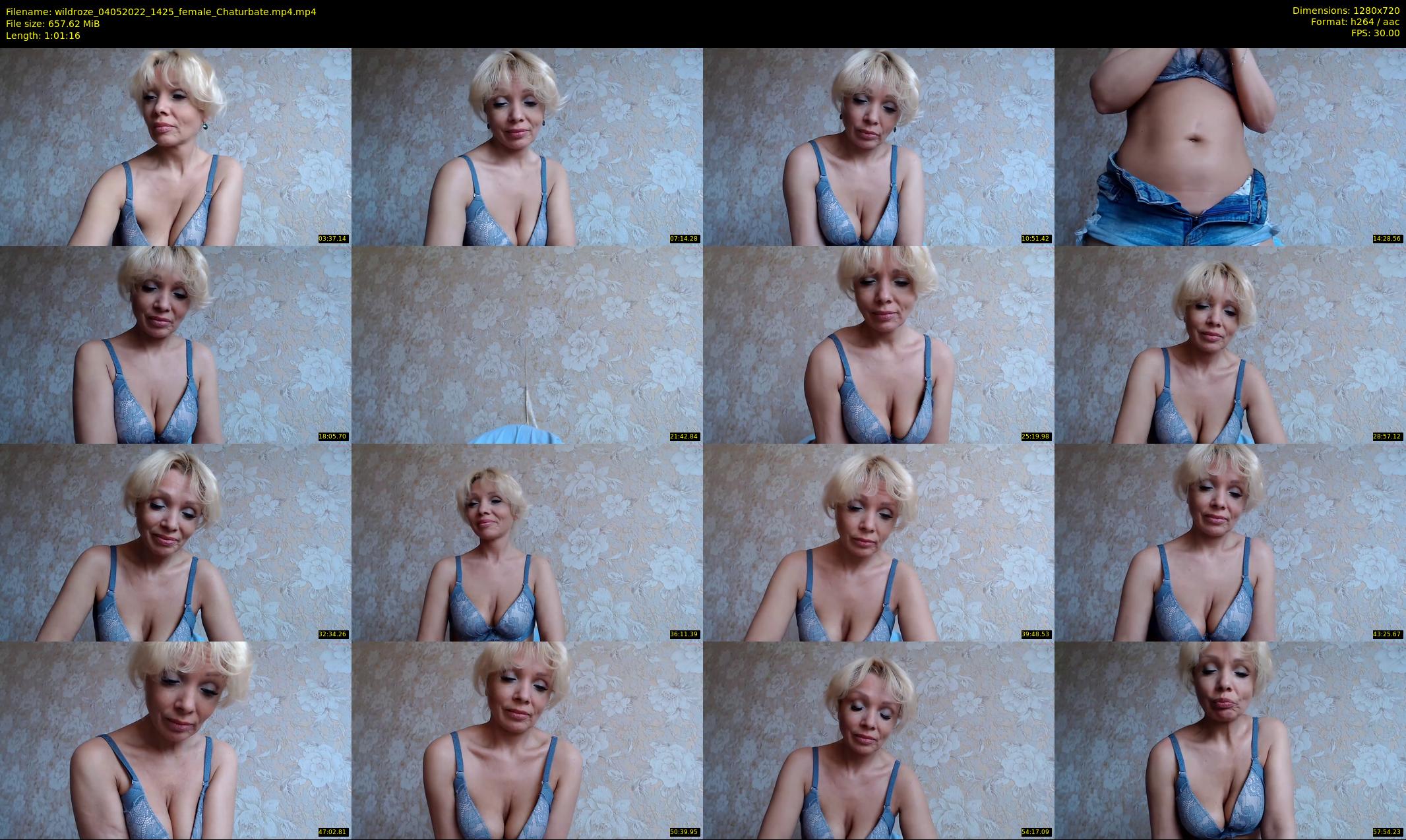 wildroze — 62 minute Chaturbate female cam show recording, 720p, May 4, 2022