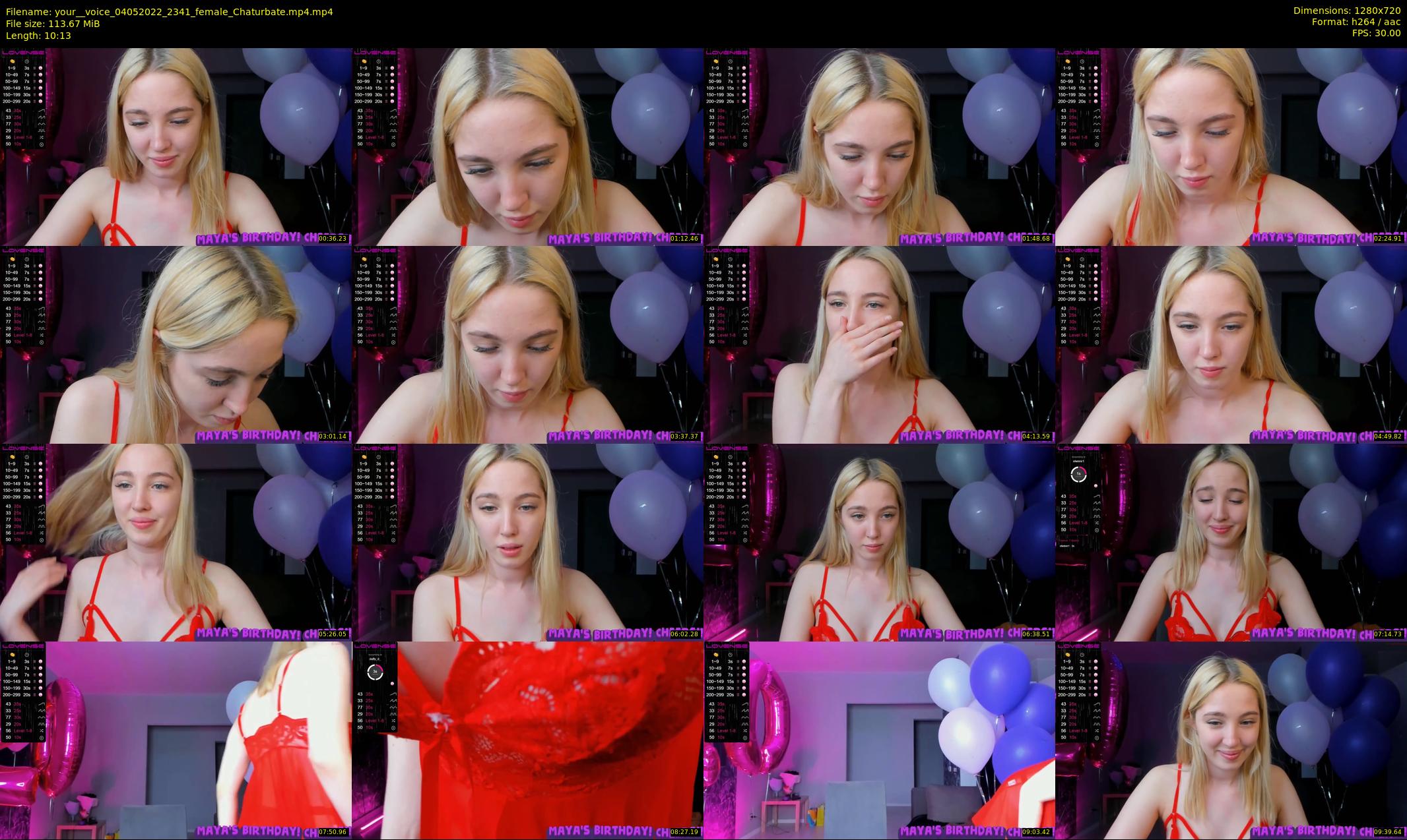 your__voice — 11 minute Chaturbate female cam show recording, 720p, May 4, 2022